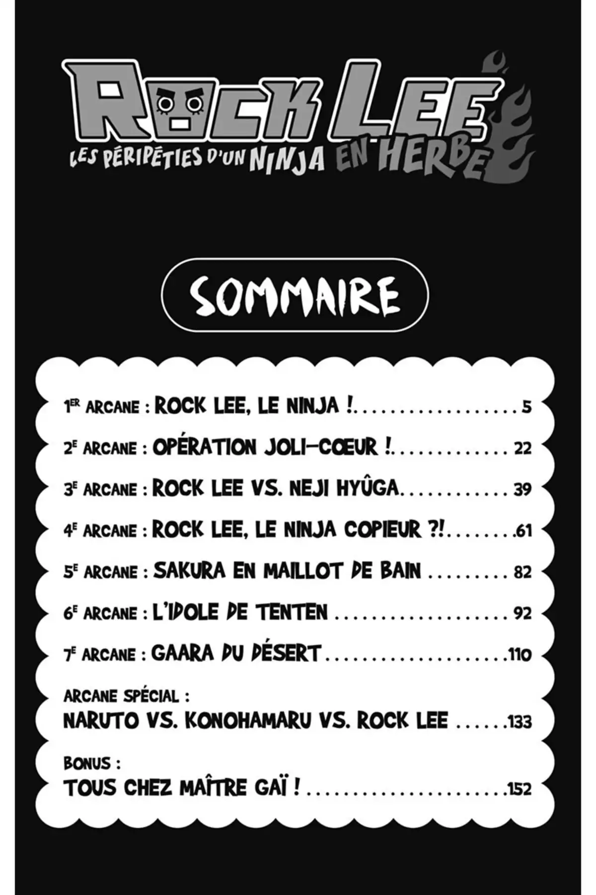 Rock Lee – Les péripéties d’un ninja en herbe Volume 1 page 5