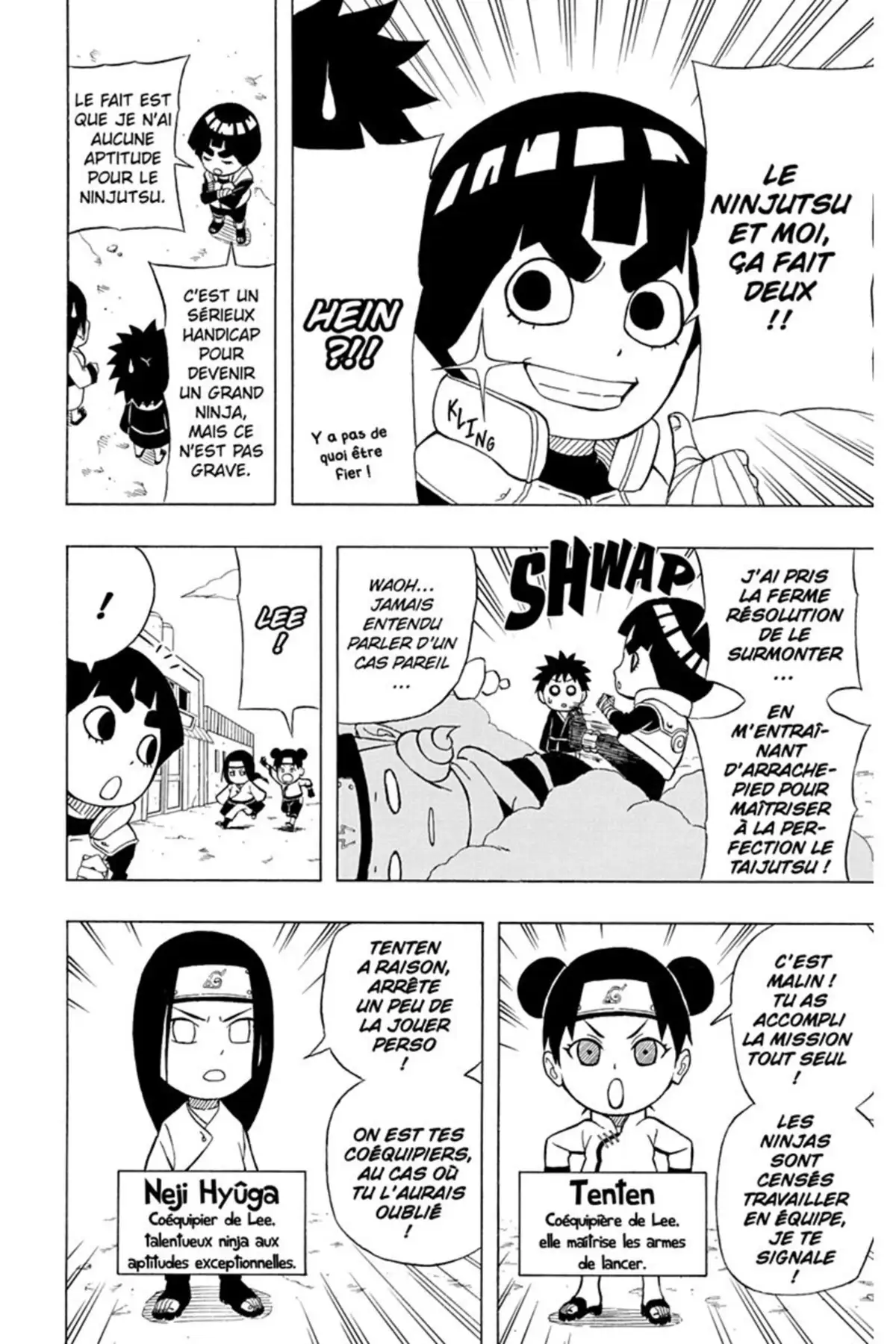 Rock Lee – Les péripéties d’un ninja en herbe Volume 1 page 9