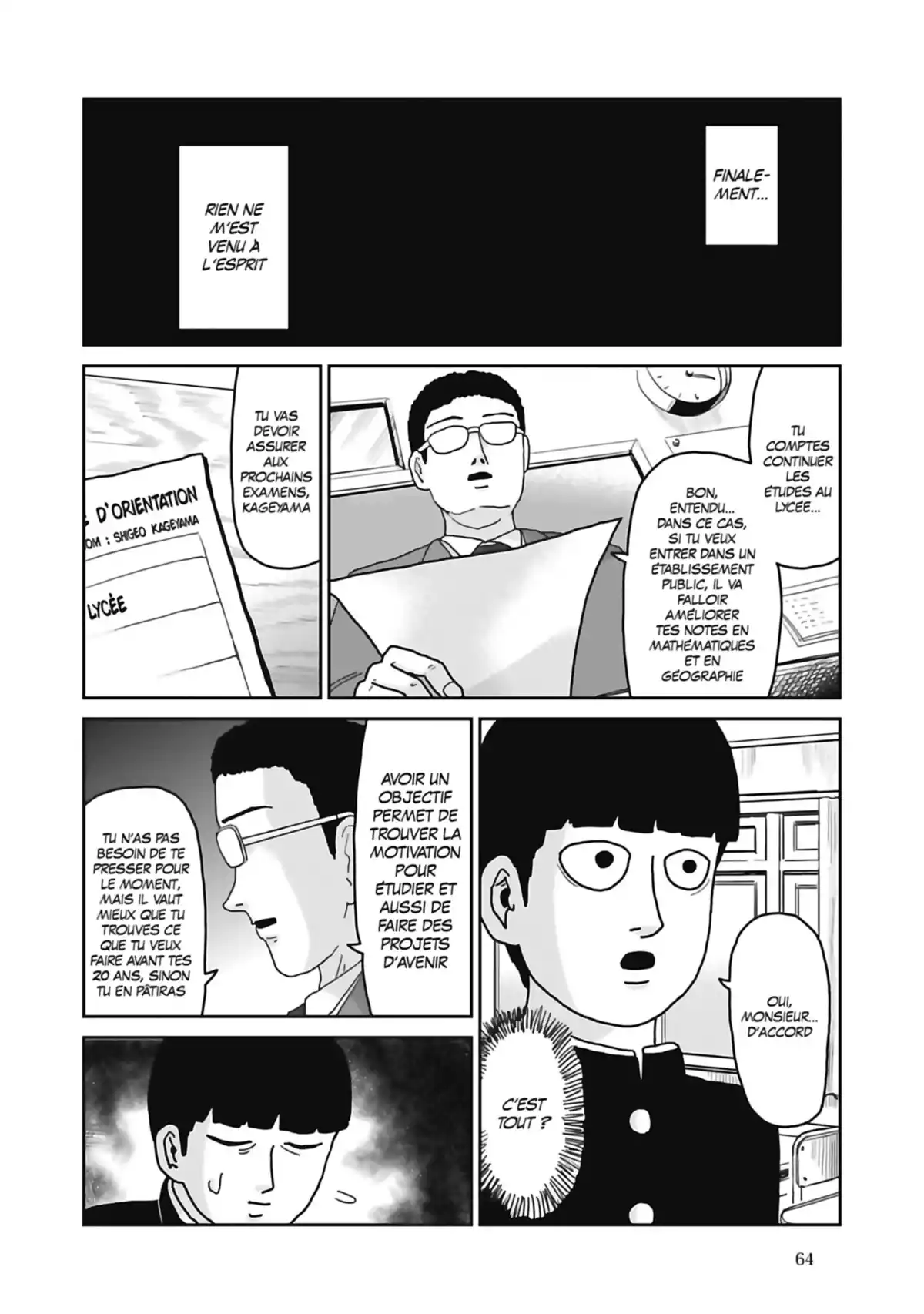 Mob Psycho 100 Volume 13 page 65