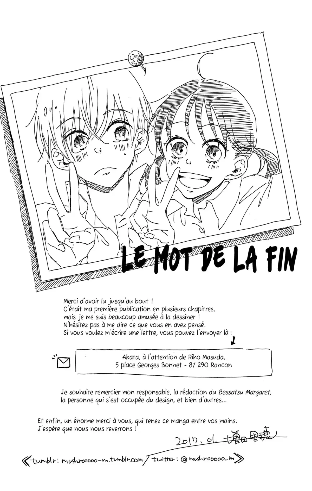 Stand by Me, Love Letter Volume 1 page 189