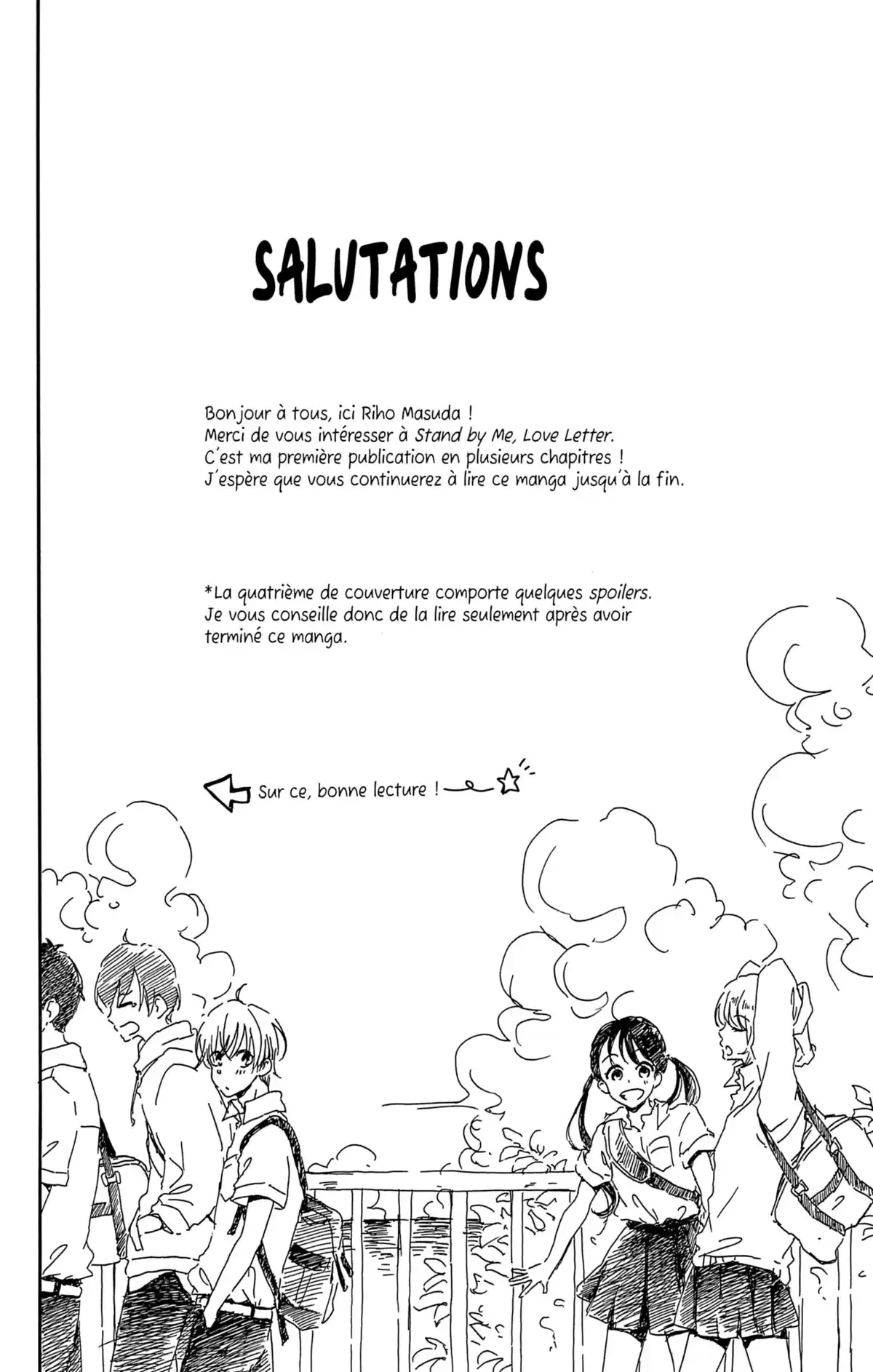 Stand by Me, Love Letter Volume 1 page 5