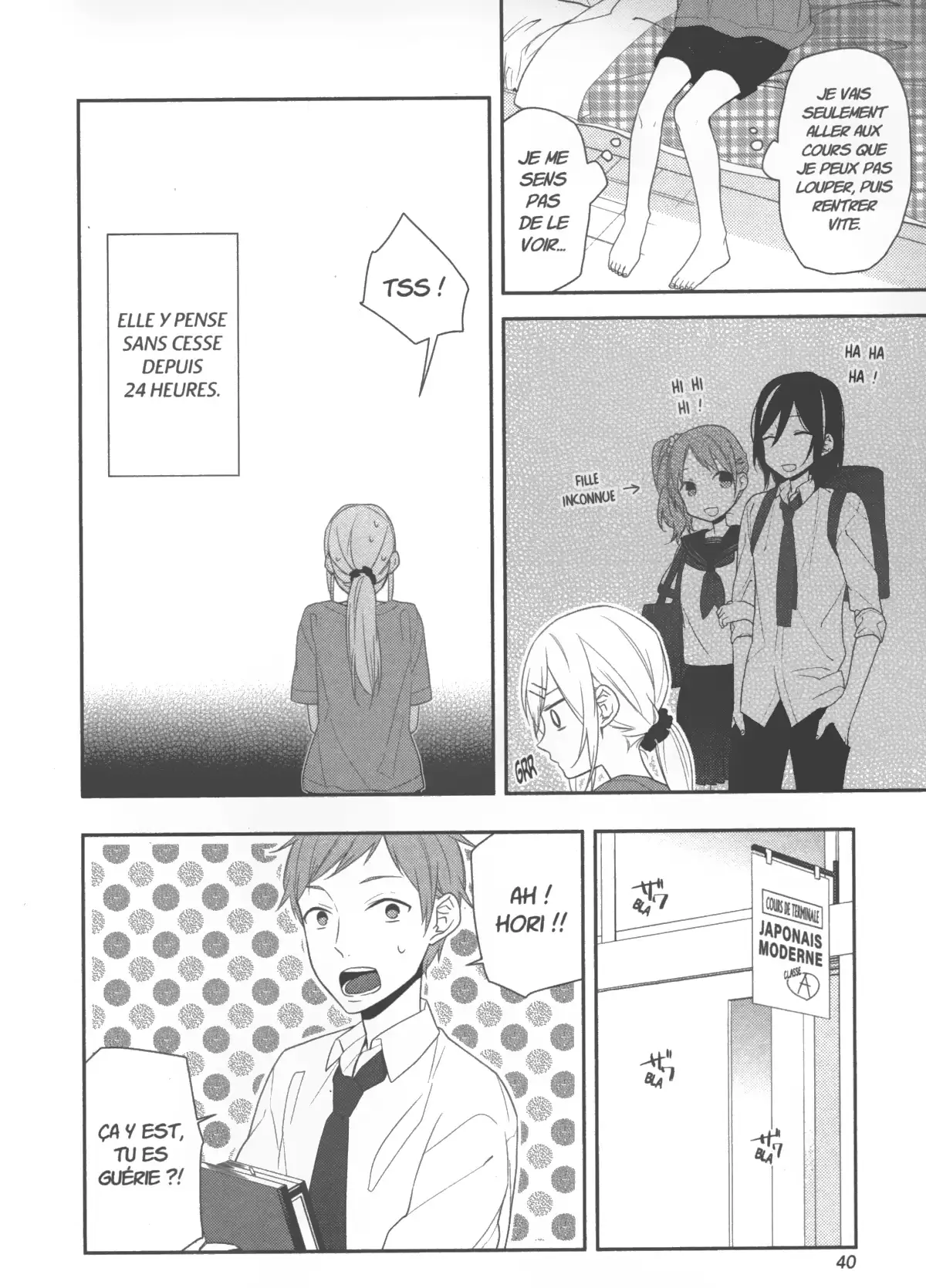 Horimiya Volume 4 page 40