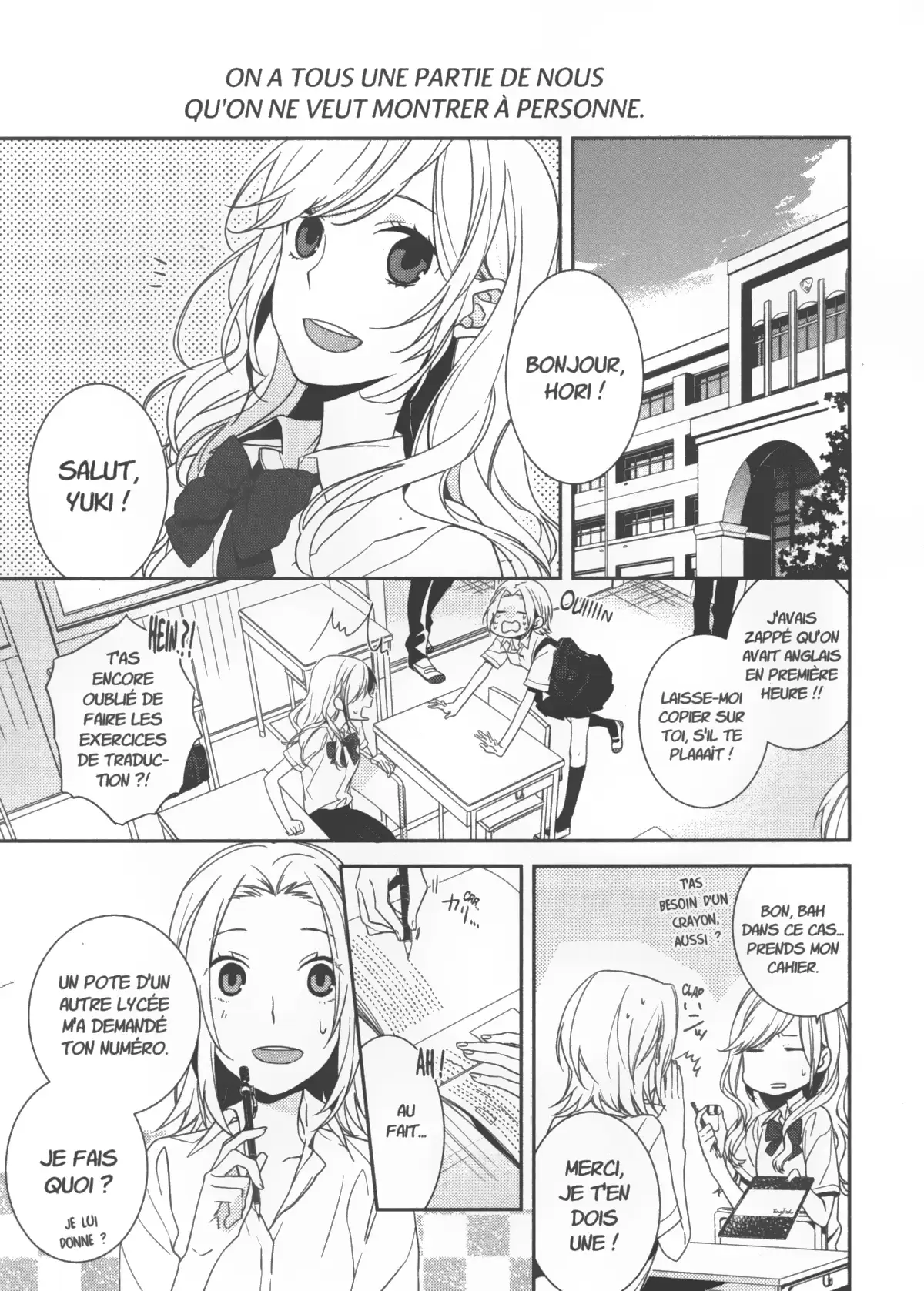 Horimiya Volume 1 page 6