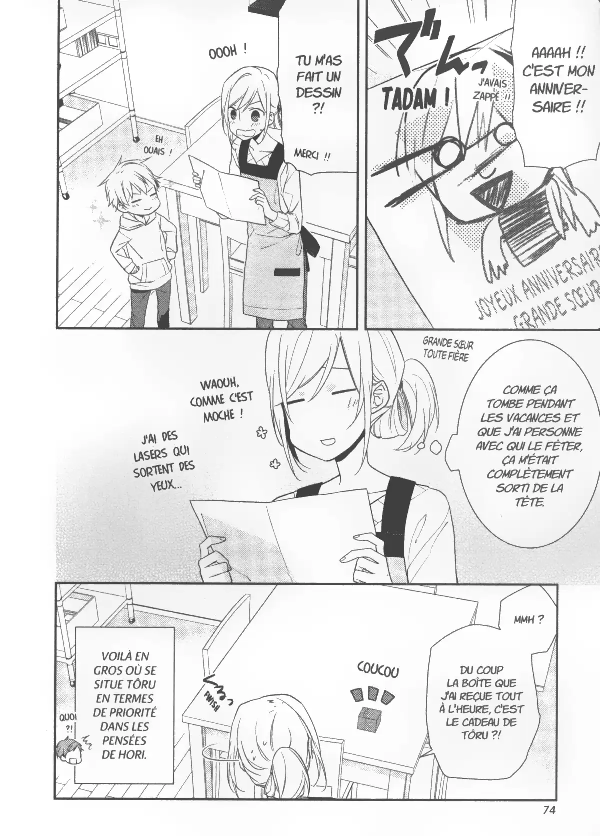 Horimiya Volume 2 page 74