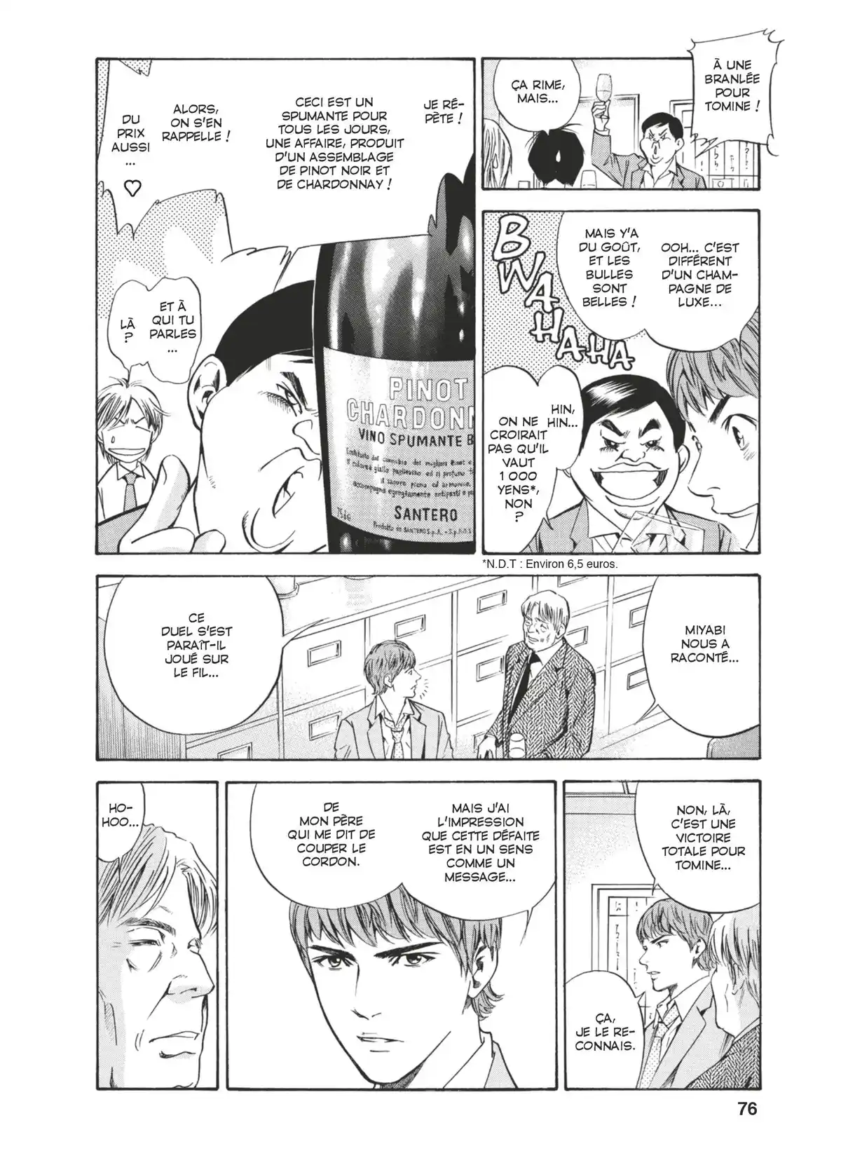 Les Gouttes de Dieu Volume 15 page 73