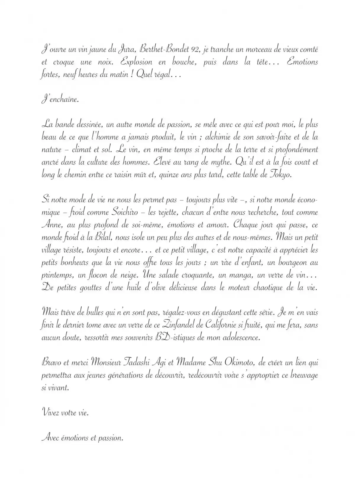 Les Gouttes de Dieu Volume 6 page 4