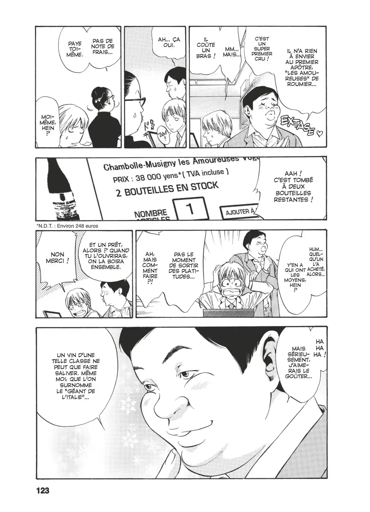 Les Gouttes de Dieu Volume 12 page 121