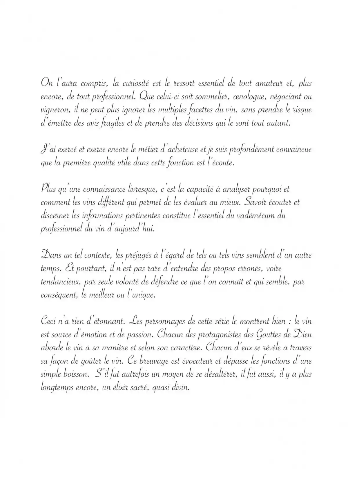 Les Gouttes de Dieu Volume 5 page 5