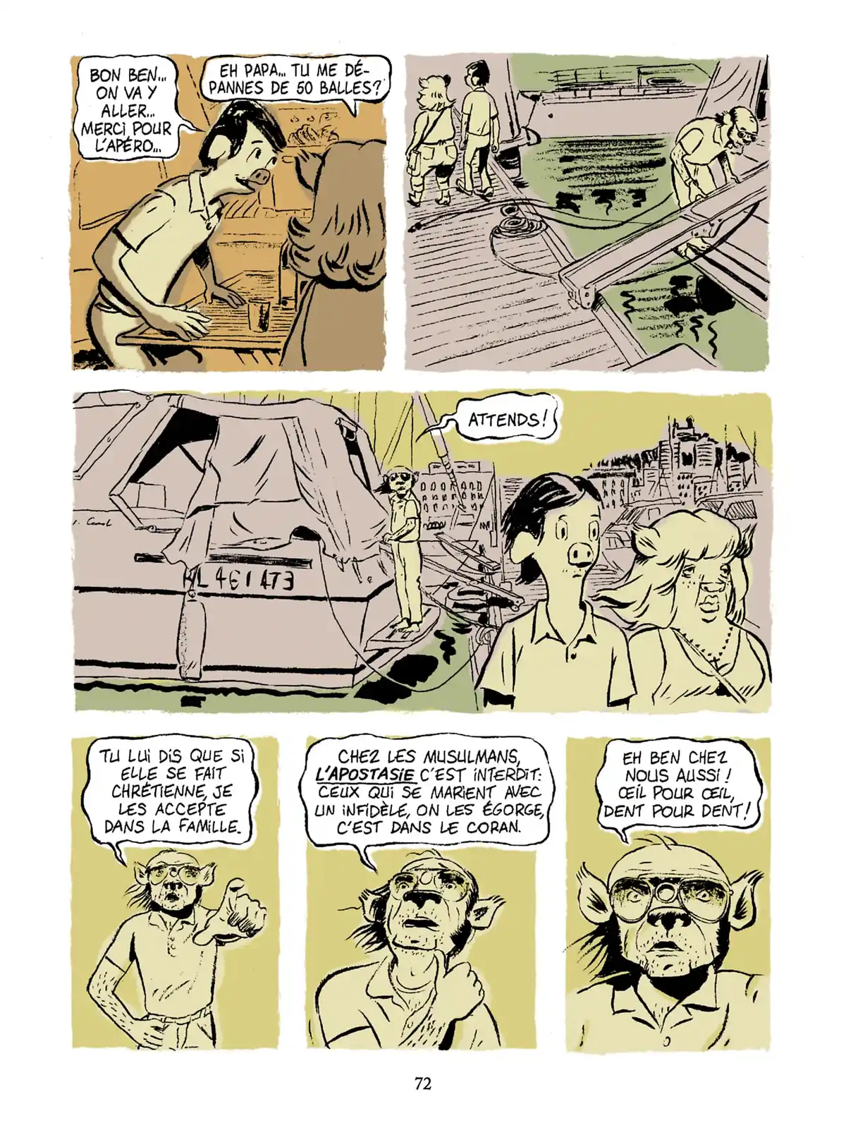 Les Pieds-Noirs à la mer Volume 1 page 72