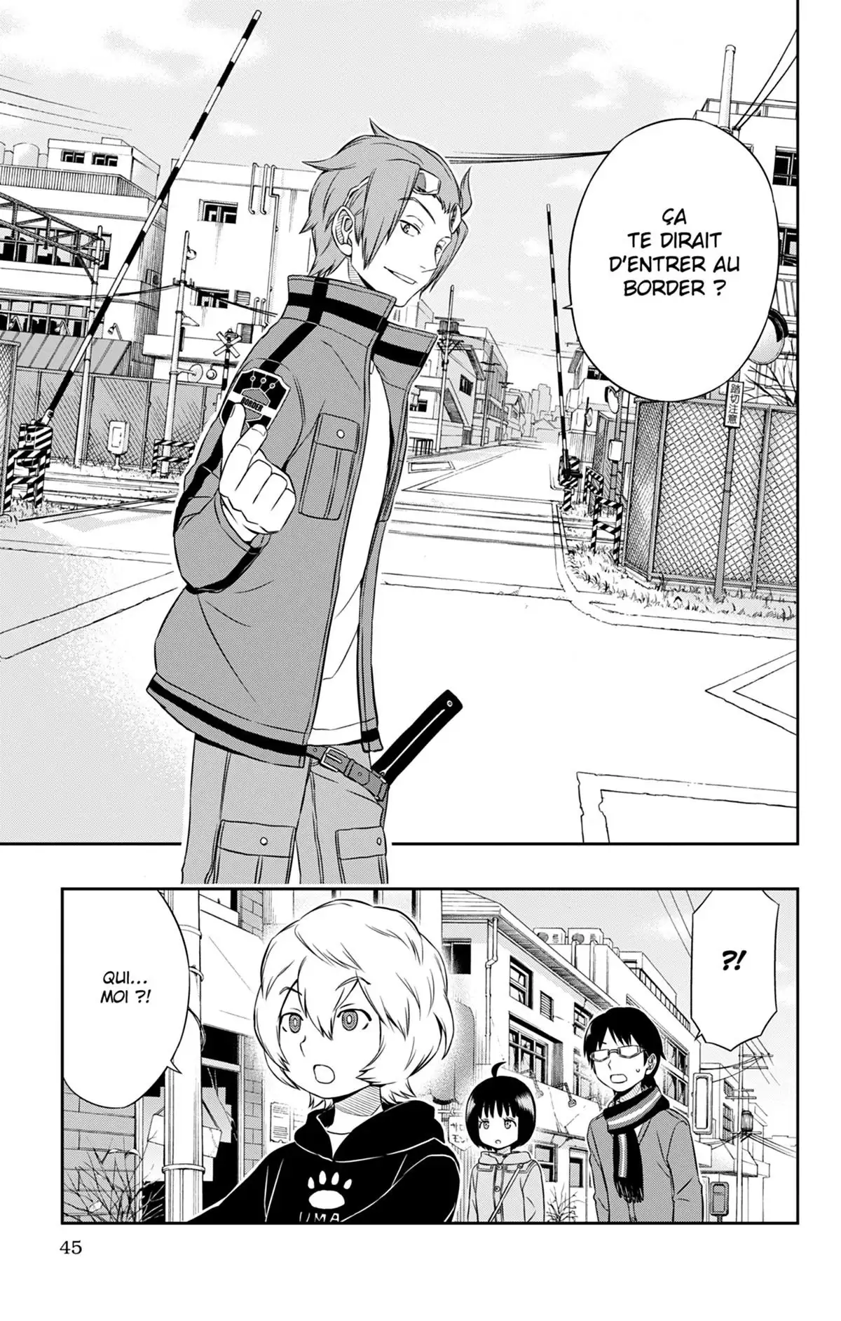 World Trigger Volume 3 page 46