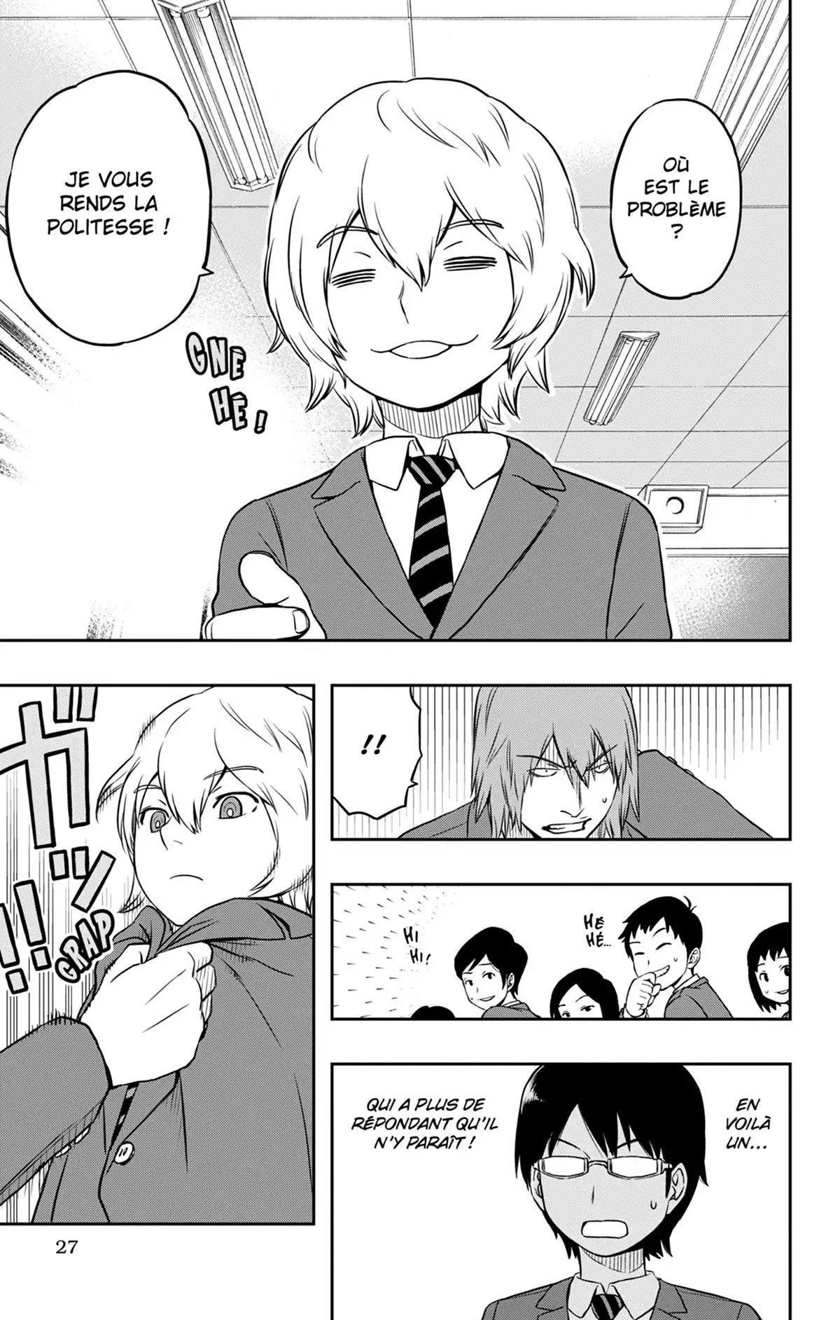 World Trigger Volume 1 page 28