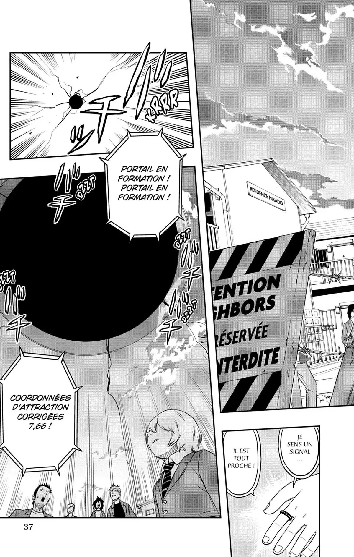 World Trigger Volume 1 page 38