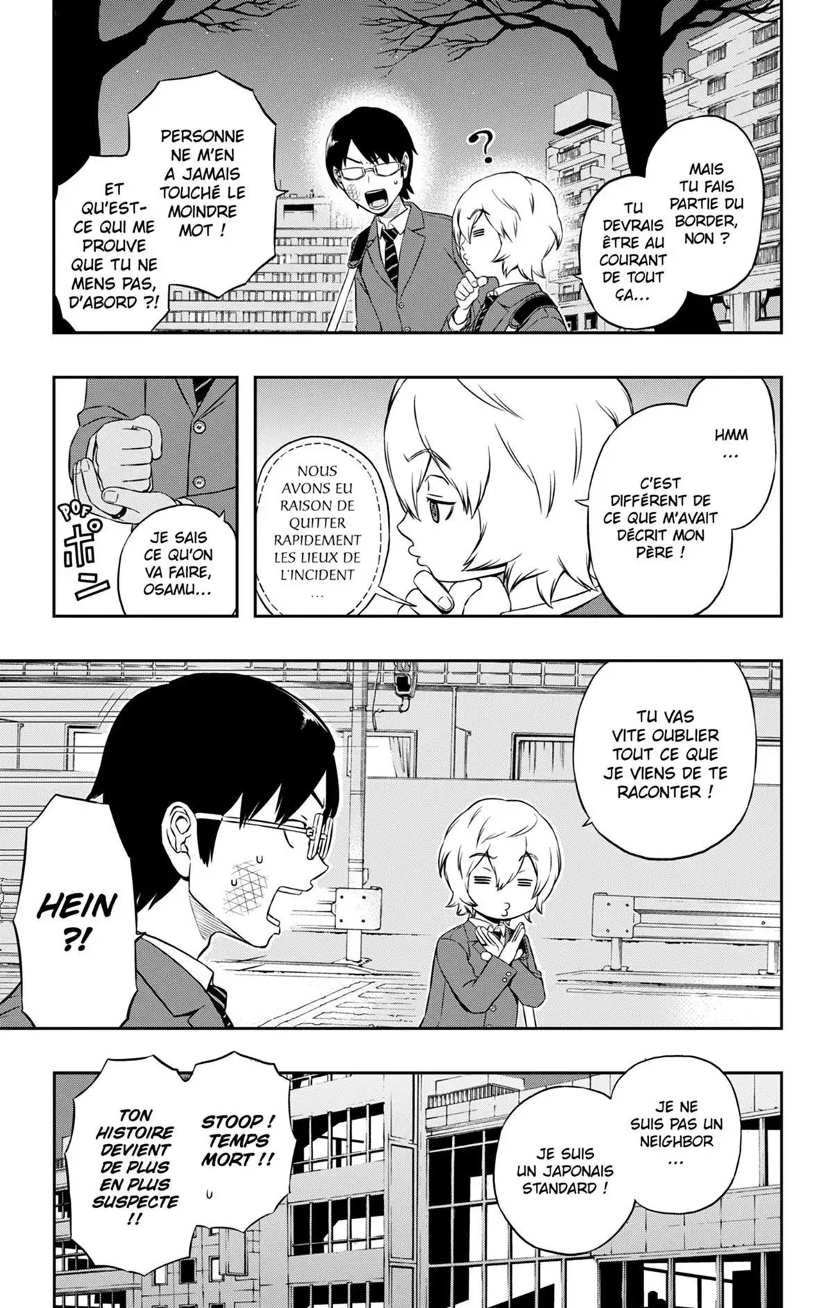 World Trigger Volume 1 page 64