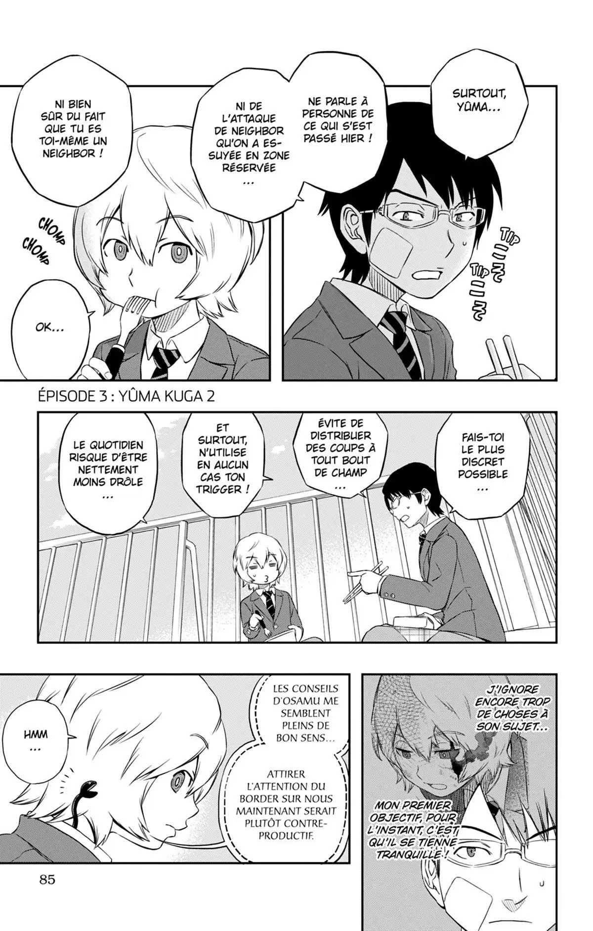 World Trigger Volume 1 page 86