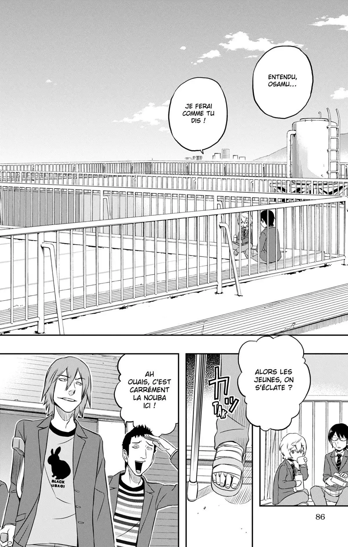 World Trigger Volume 1 page 87