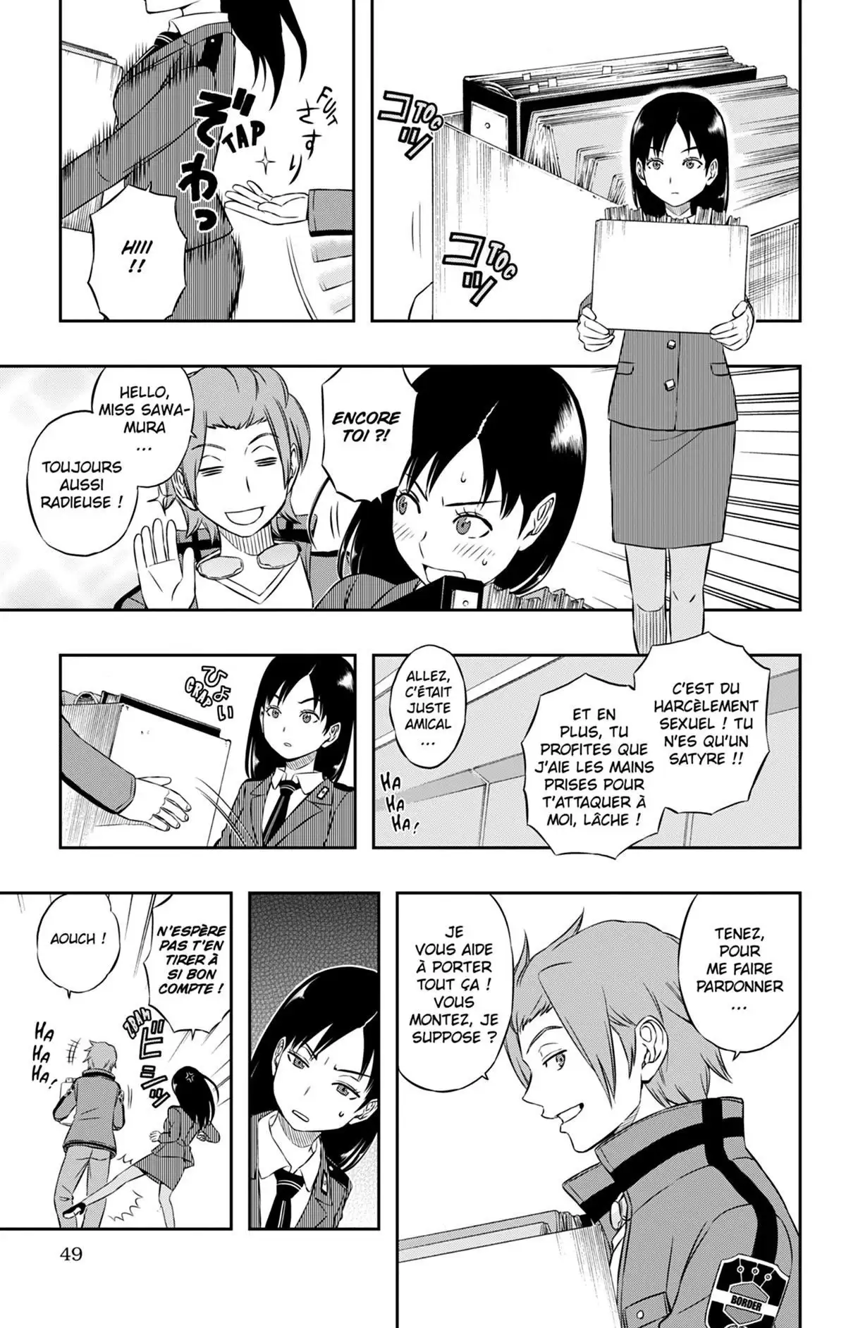 World Trigger Volume 2 page 50