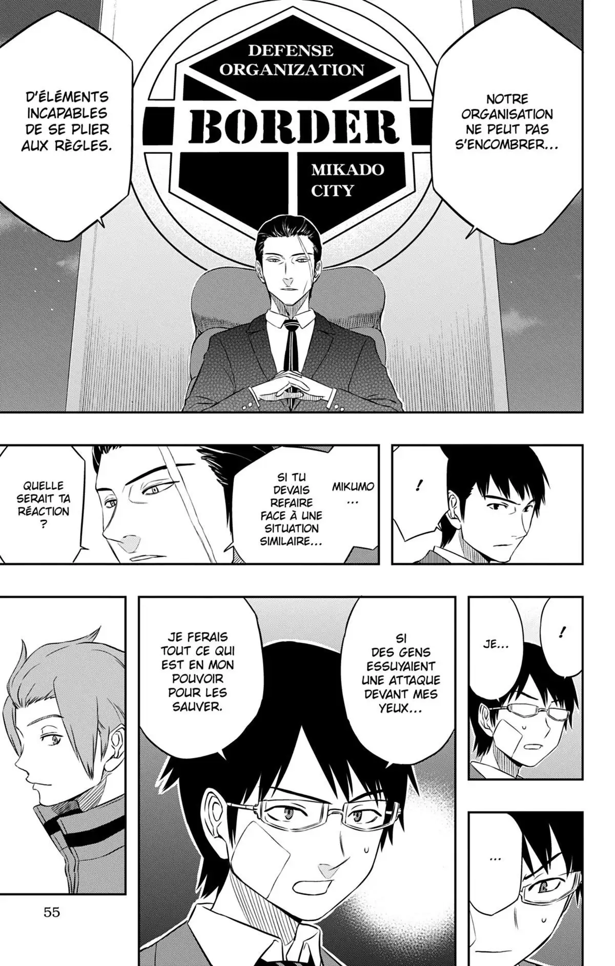World Trigger Volume 2 page 56