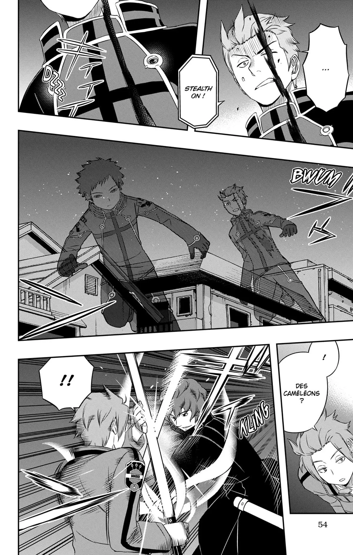 World Trigger Volume 4 page 55