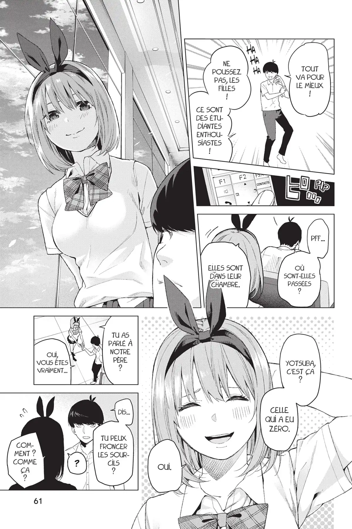 The Quintessential Quintuplets Volume 1 page 58