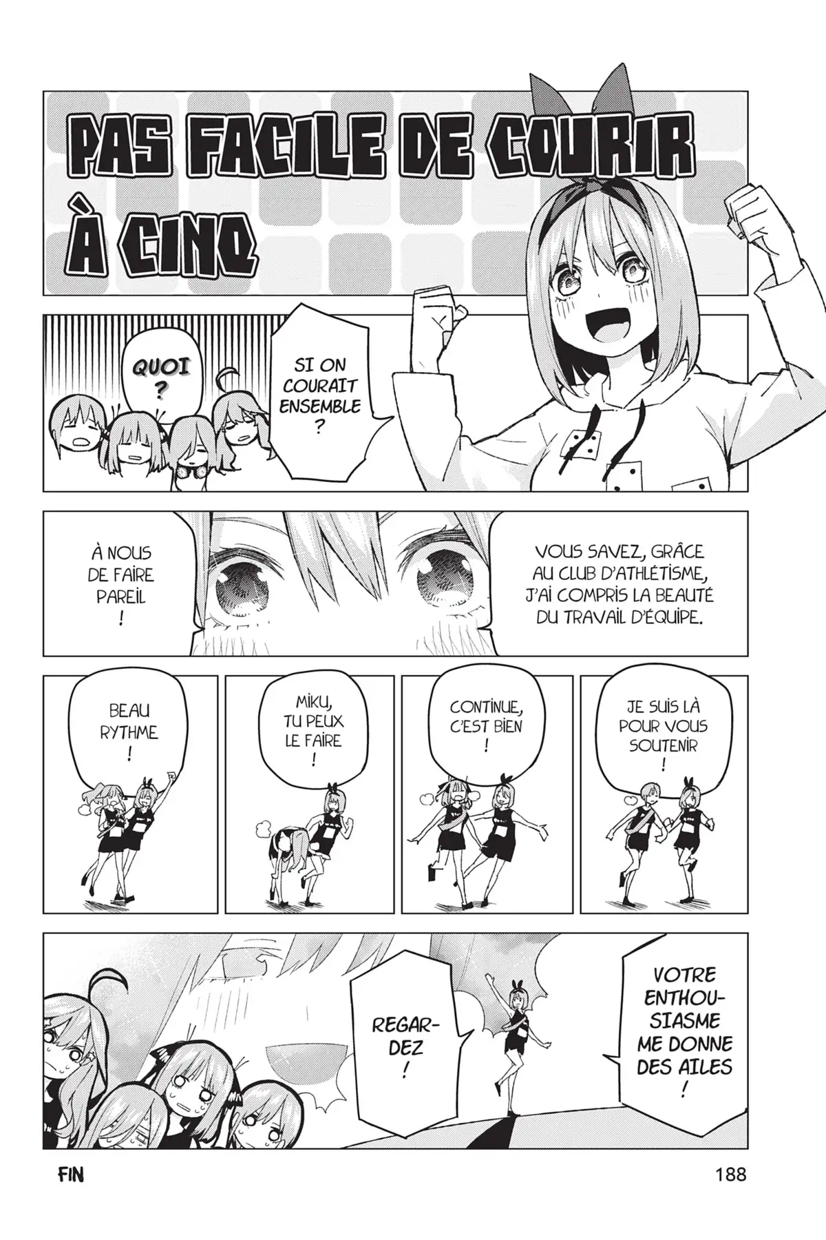 The Quintessential Quintuplets Volume 6 page 182