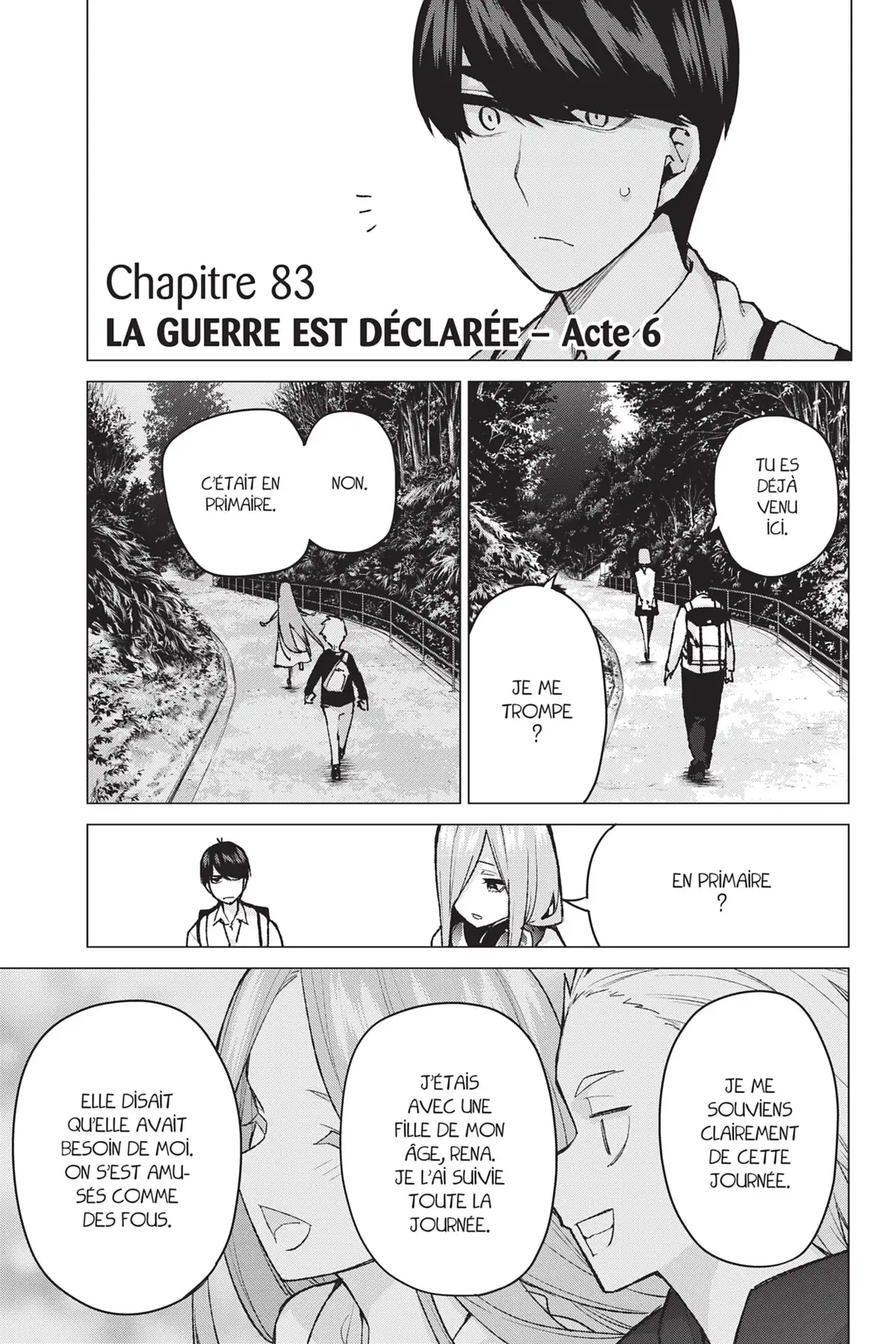 The Quintessential Quintuplets Volume 10 page 106