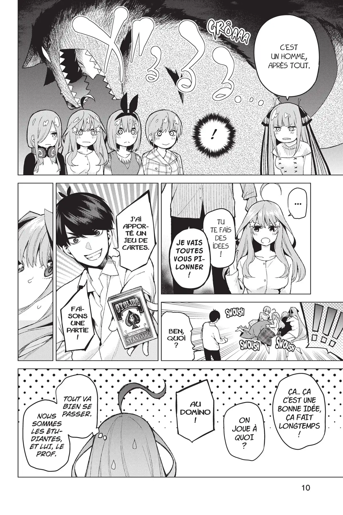 The Quintessential Quintuplets Volume 4 page 10