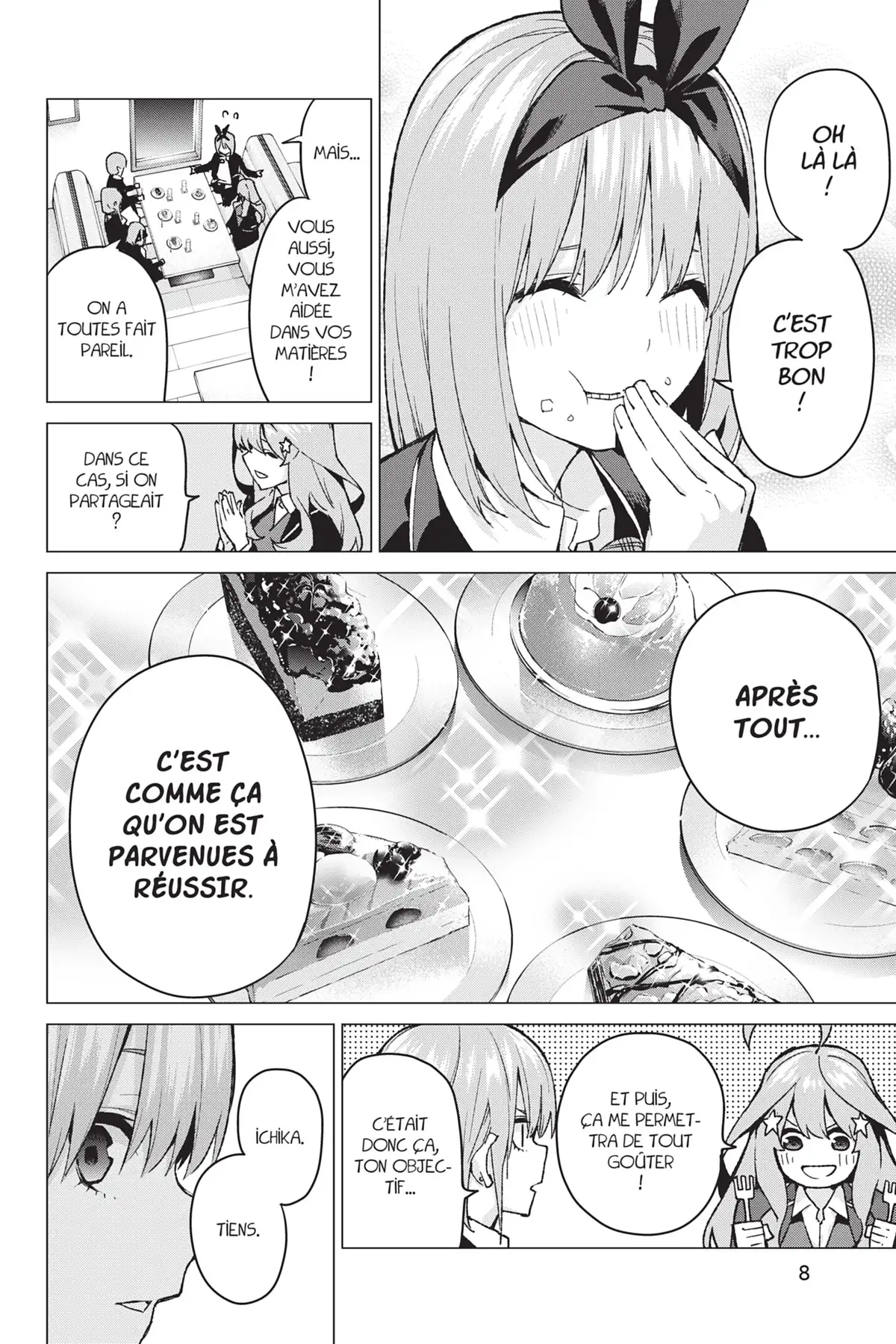 The Quintessential Quintuplets Volume 8 page 8