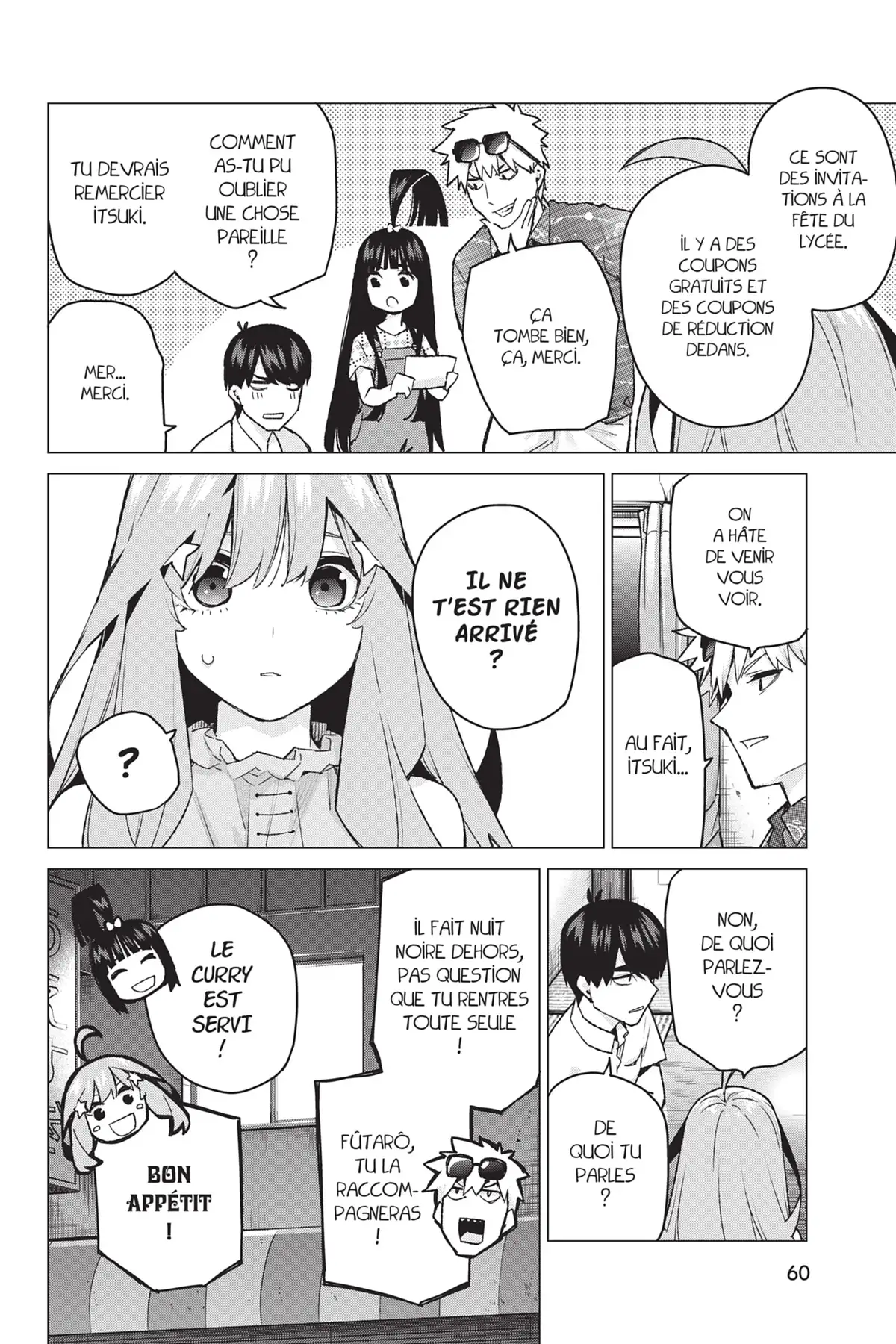 The Quintessential Quintuplets Volume 12 page 61