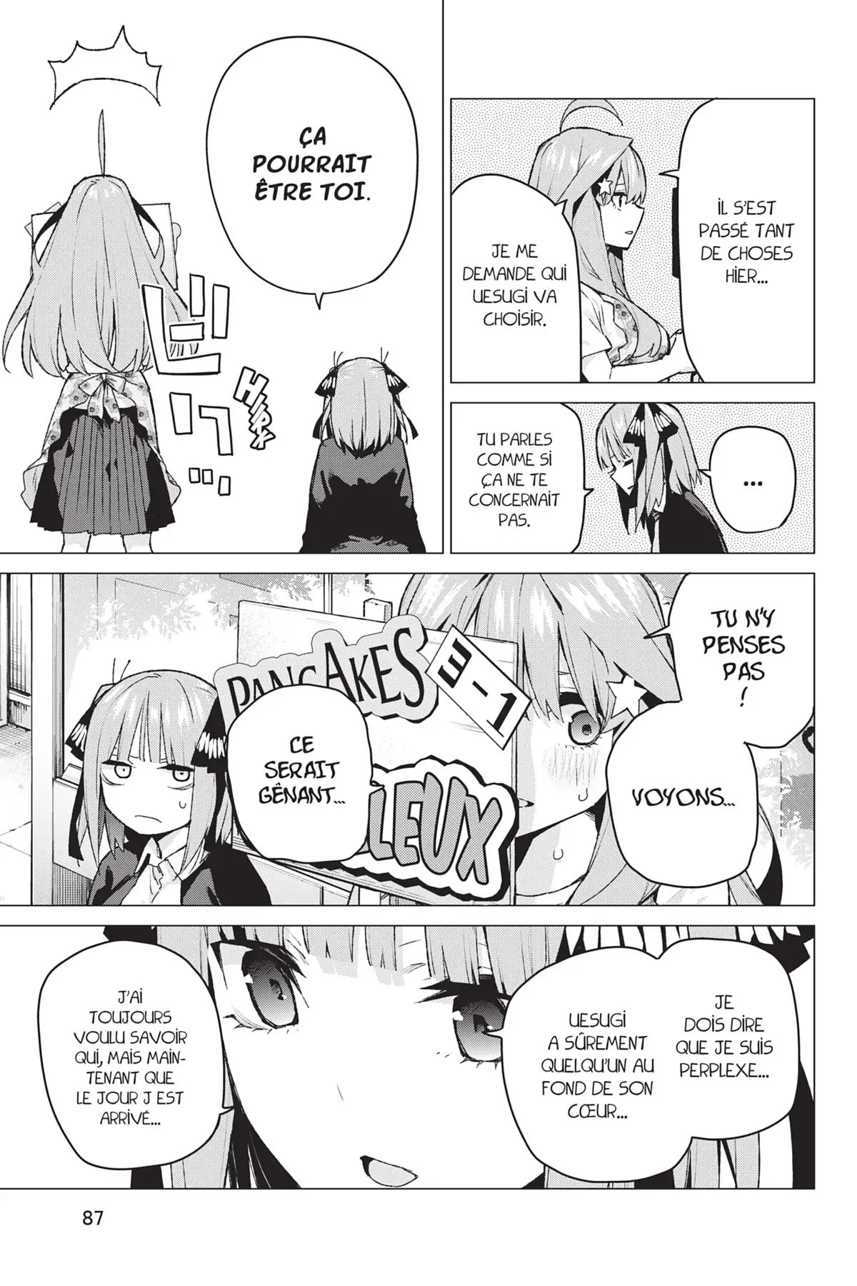 The Quintessential Quintuplets Volume 12 page 87