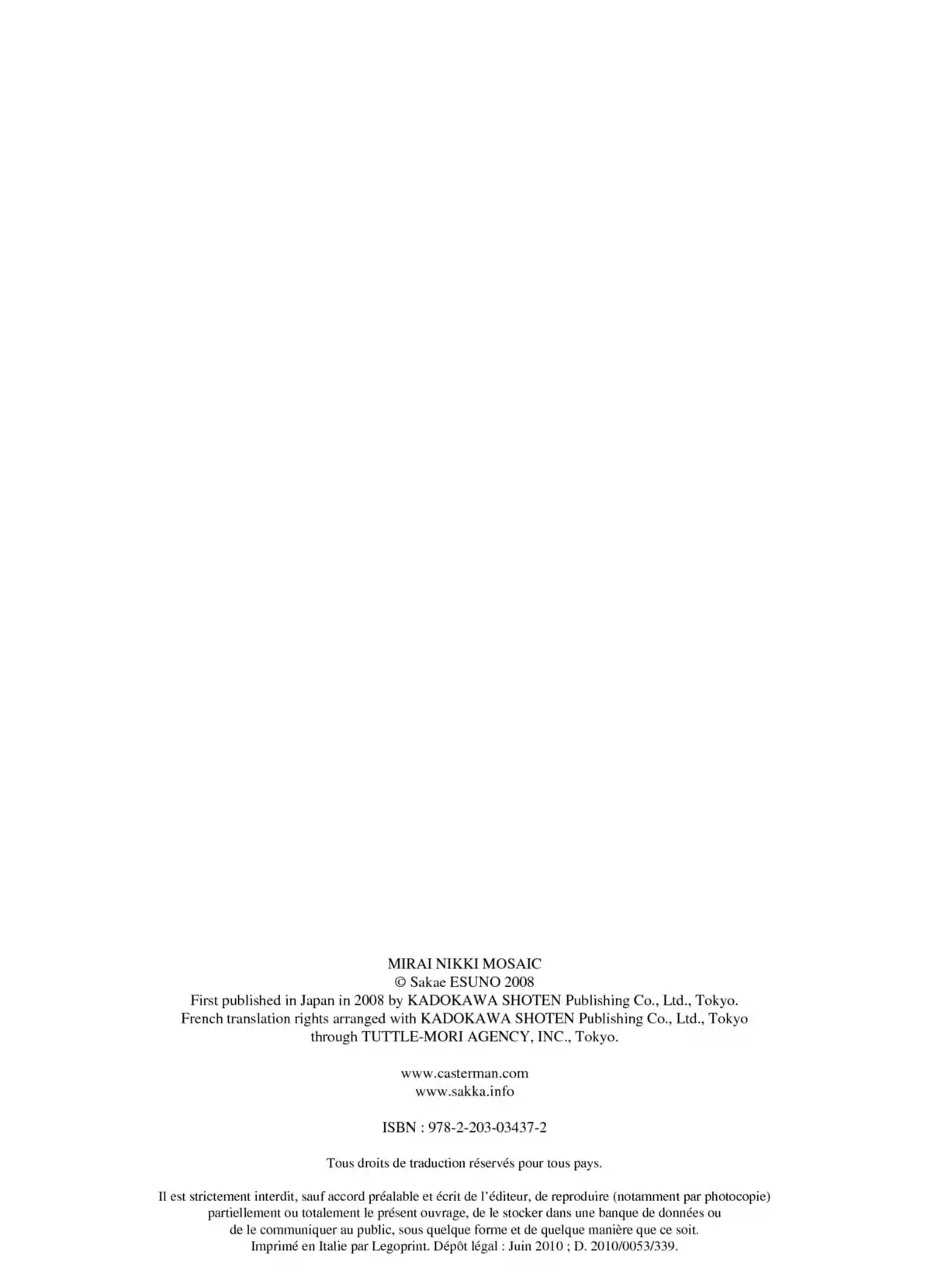 Mirai Nikki – Mosaic Volume 1 page 202