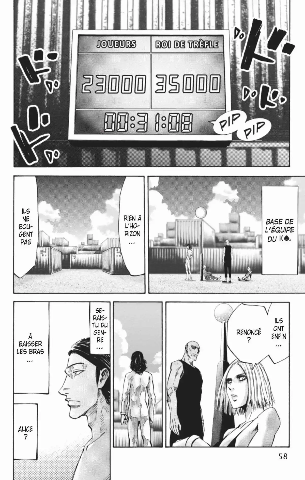 Alice in Borderland Volume 10 page 59