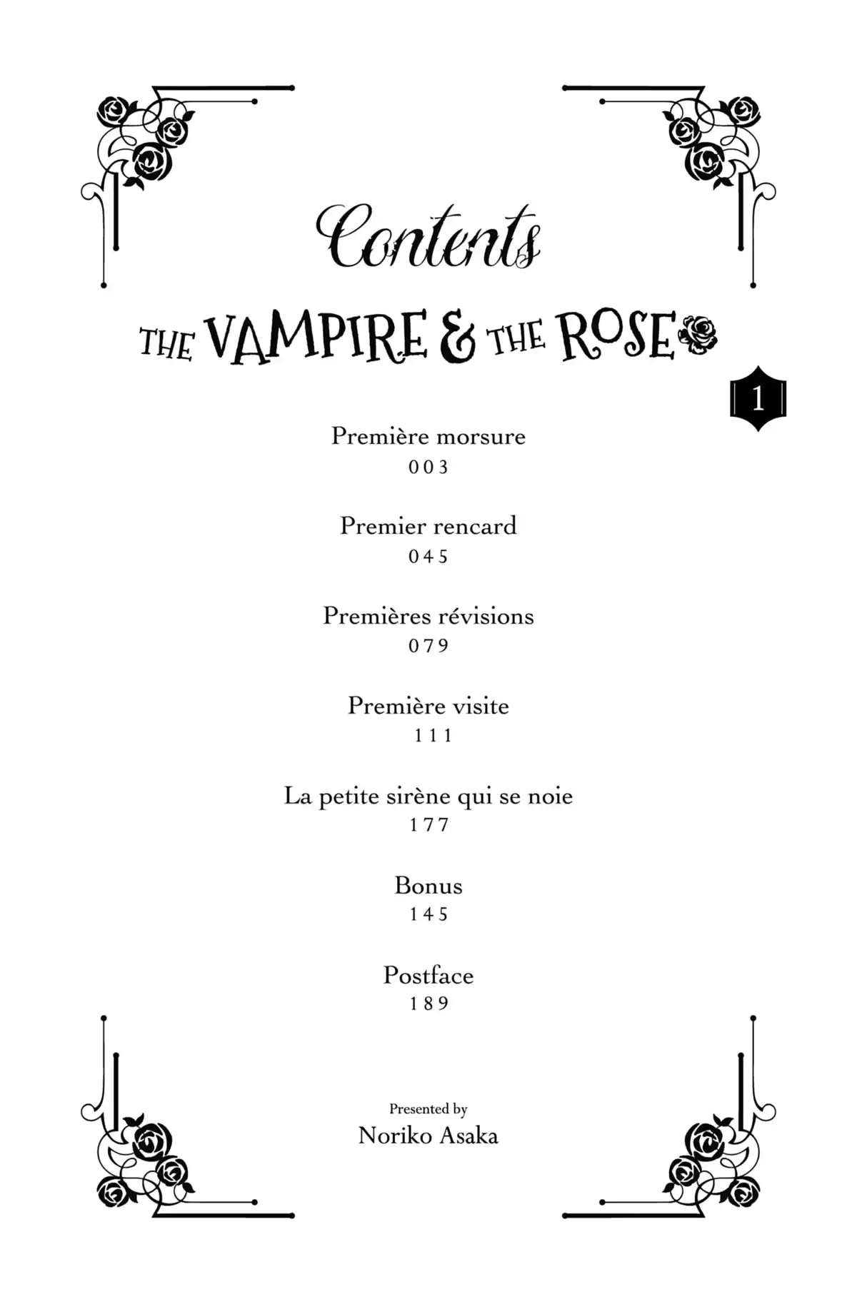 The Vampire and The Rose Volume 1 page 3