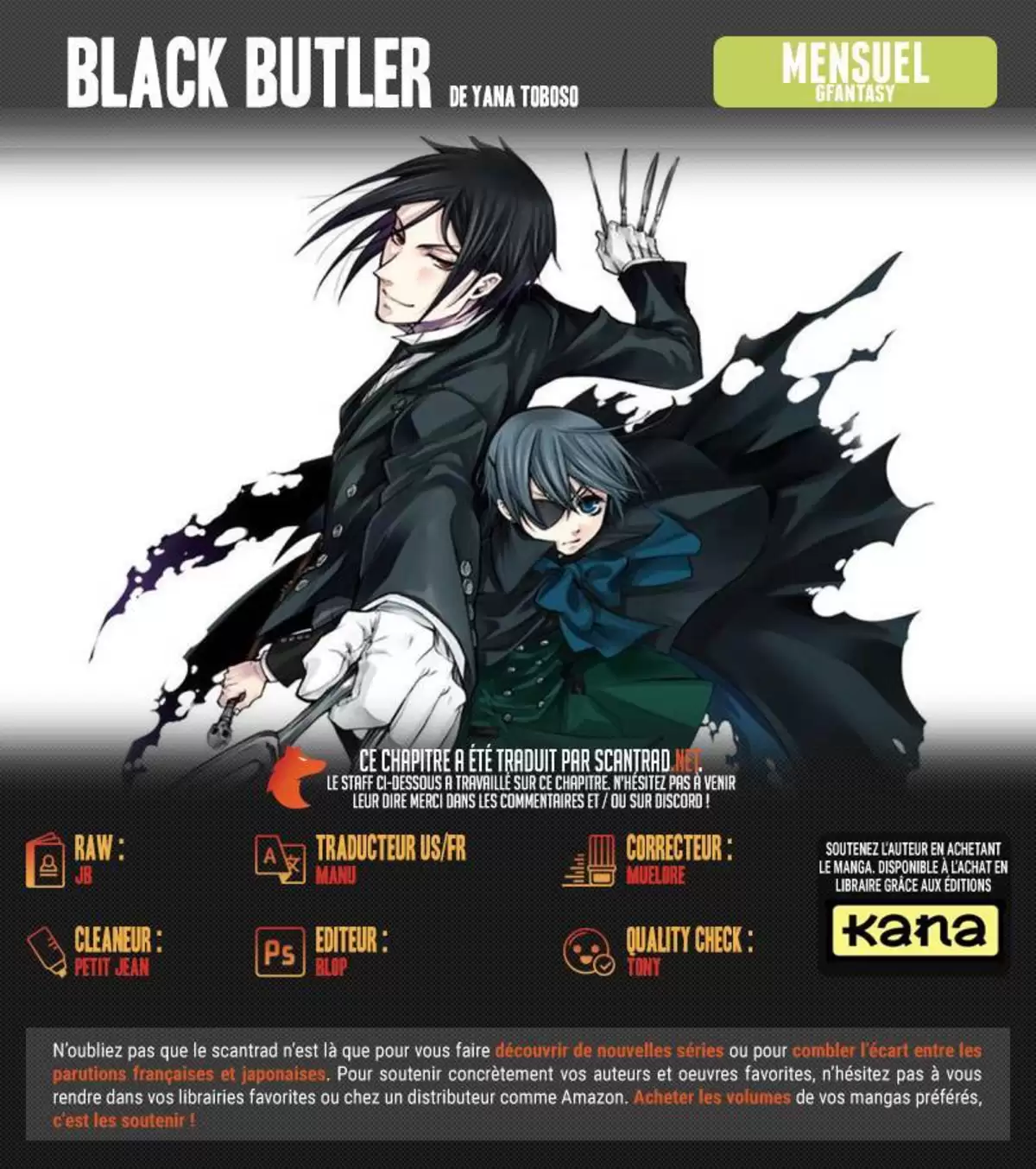 Black Butler Chapitre 161 page 20