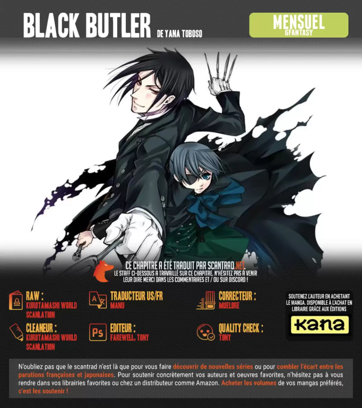 Black Butler Chapitre 169 page 2