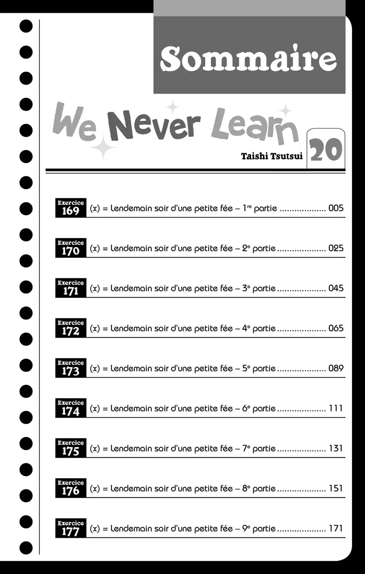 We Never Learn Volume 20 page 3