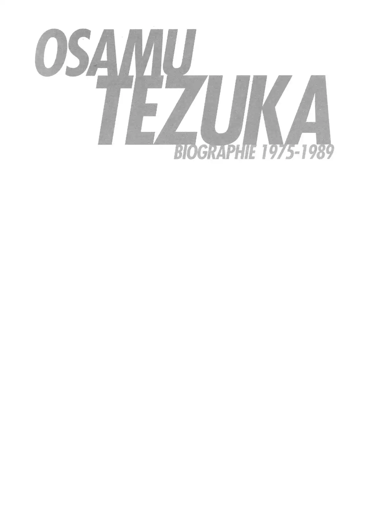 Osamu Tezuka – Biographie Volume 4 page 3