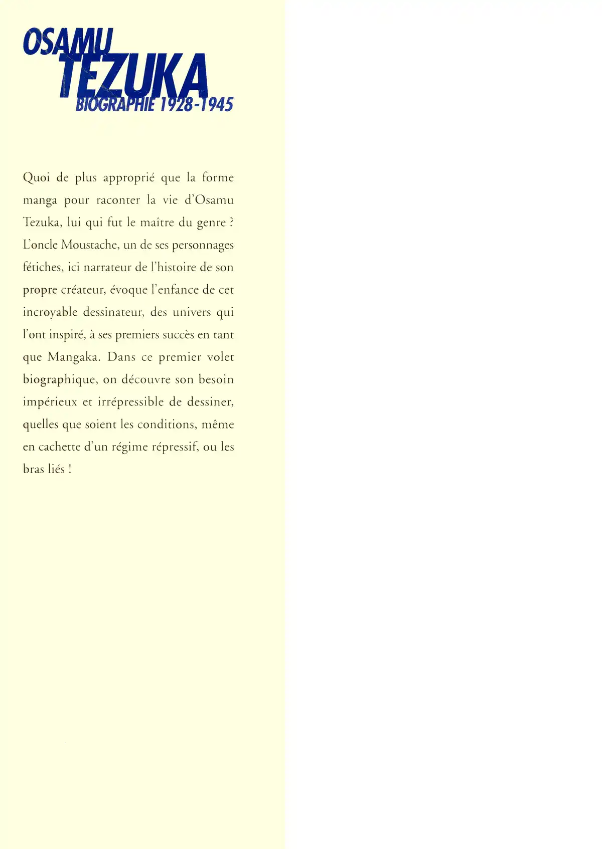 Osamu Tezuka – Biographie Volume 1 page 2