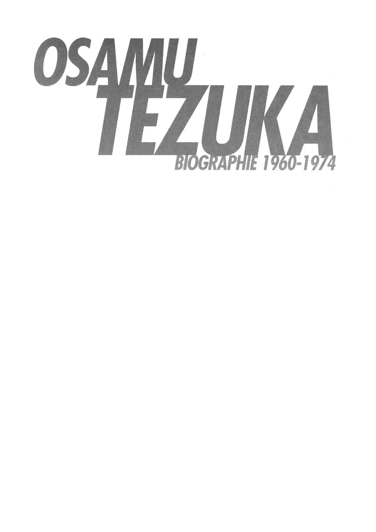 Osamu Tezuka – Biographie Volume 3 page 3