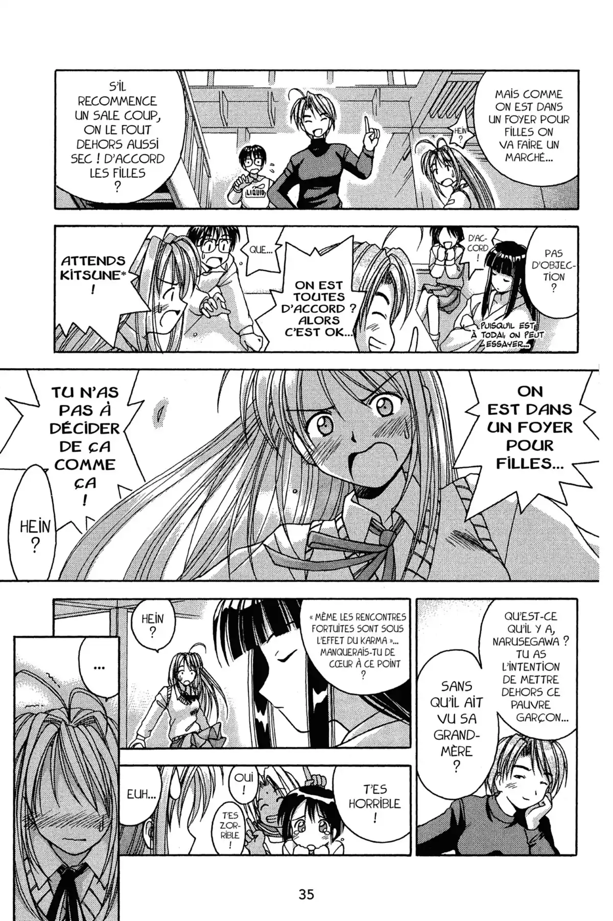Love Hina Volume 1 page 35