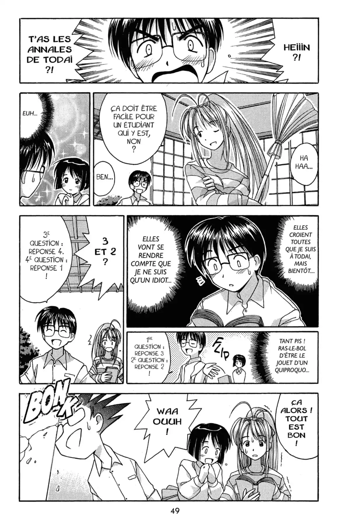 Love Hina Volume 1 page 49