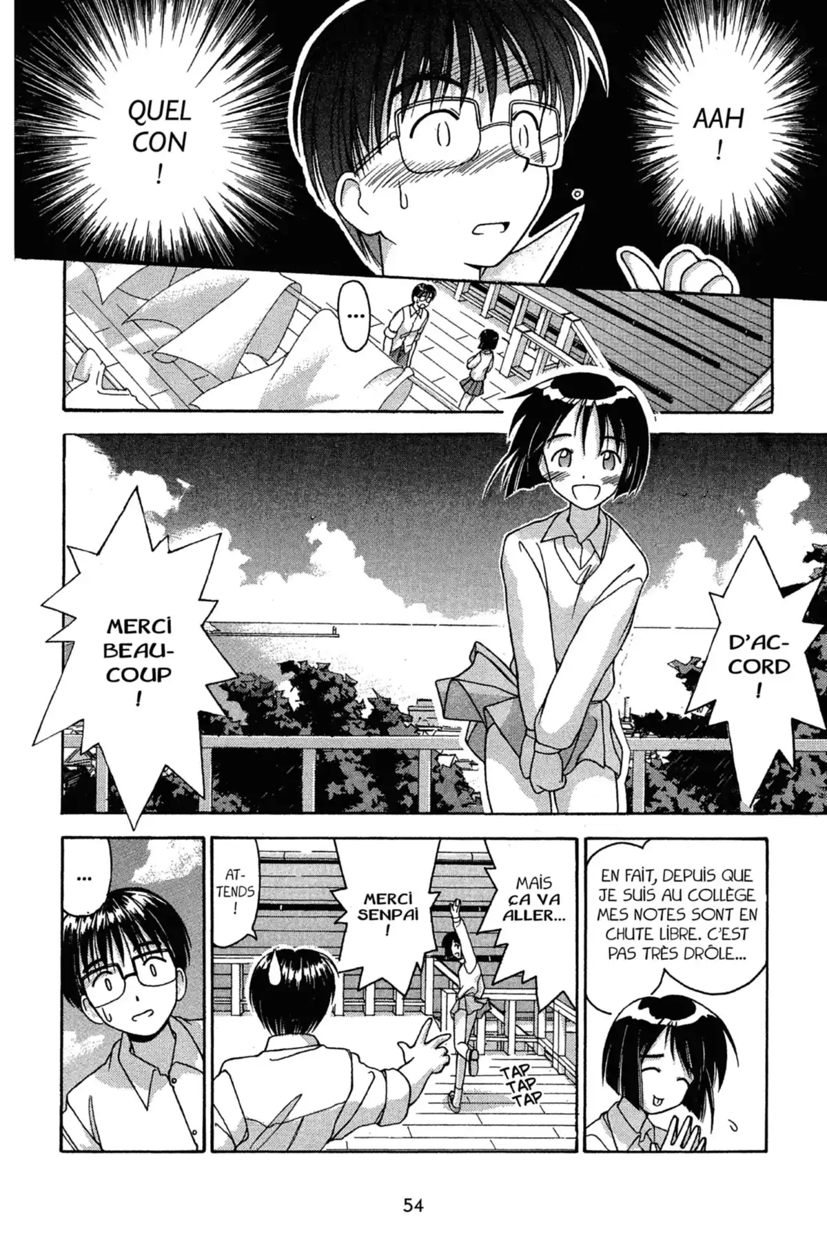 Love Hina Volume 1 page 54