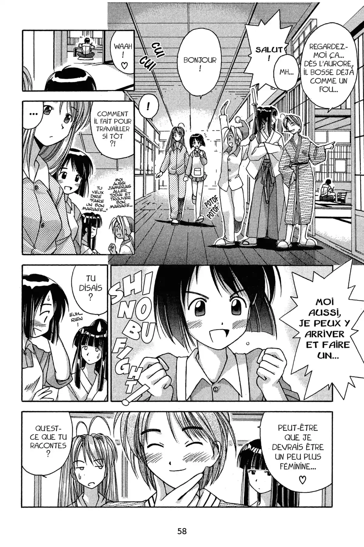 Love Hina Volume 1 page 58