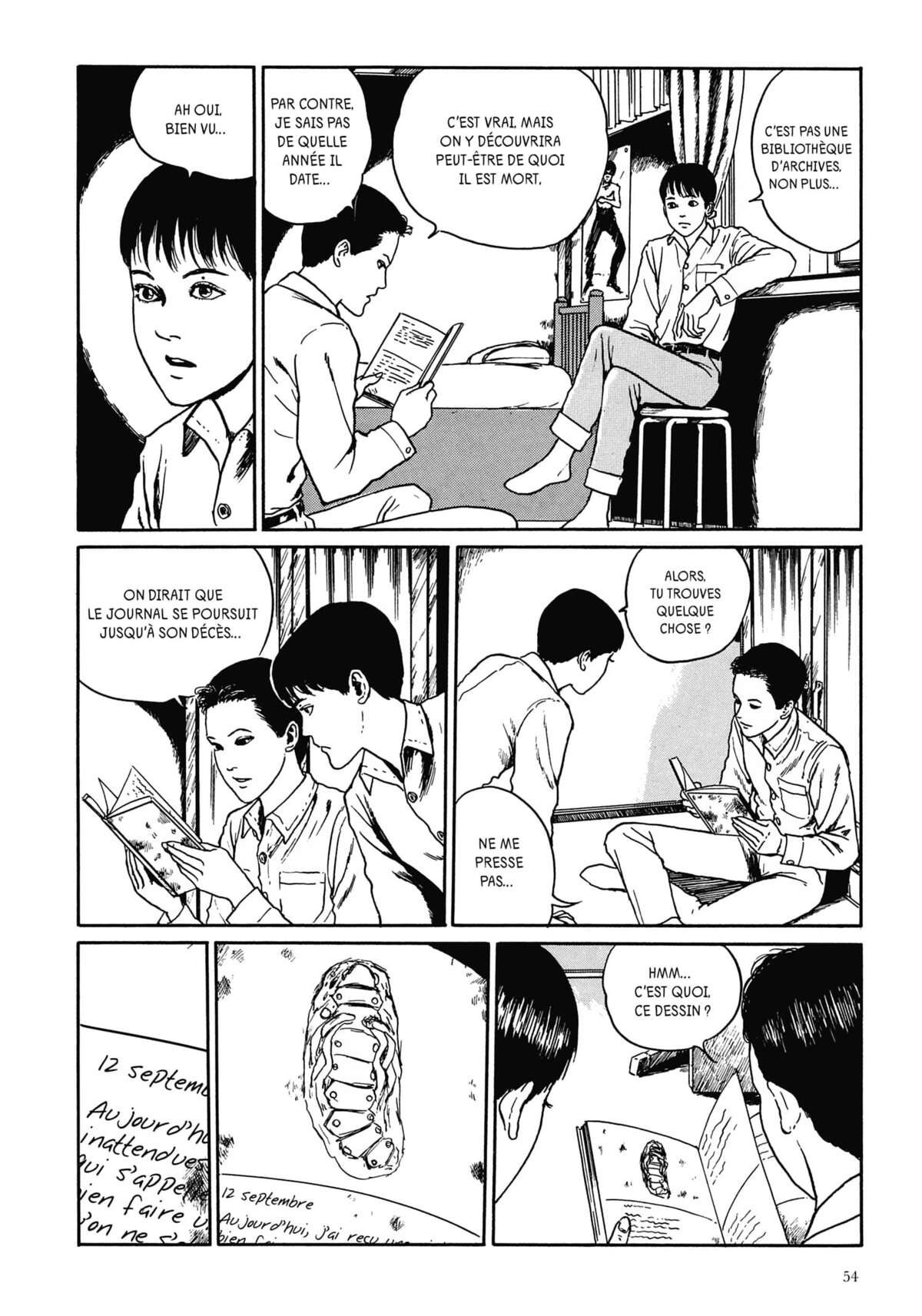 Les Chefs-d’œuvre de Junji Ito Volume 1 page 55