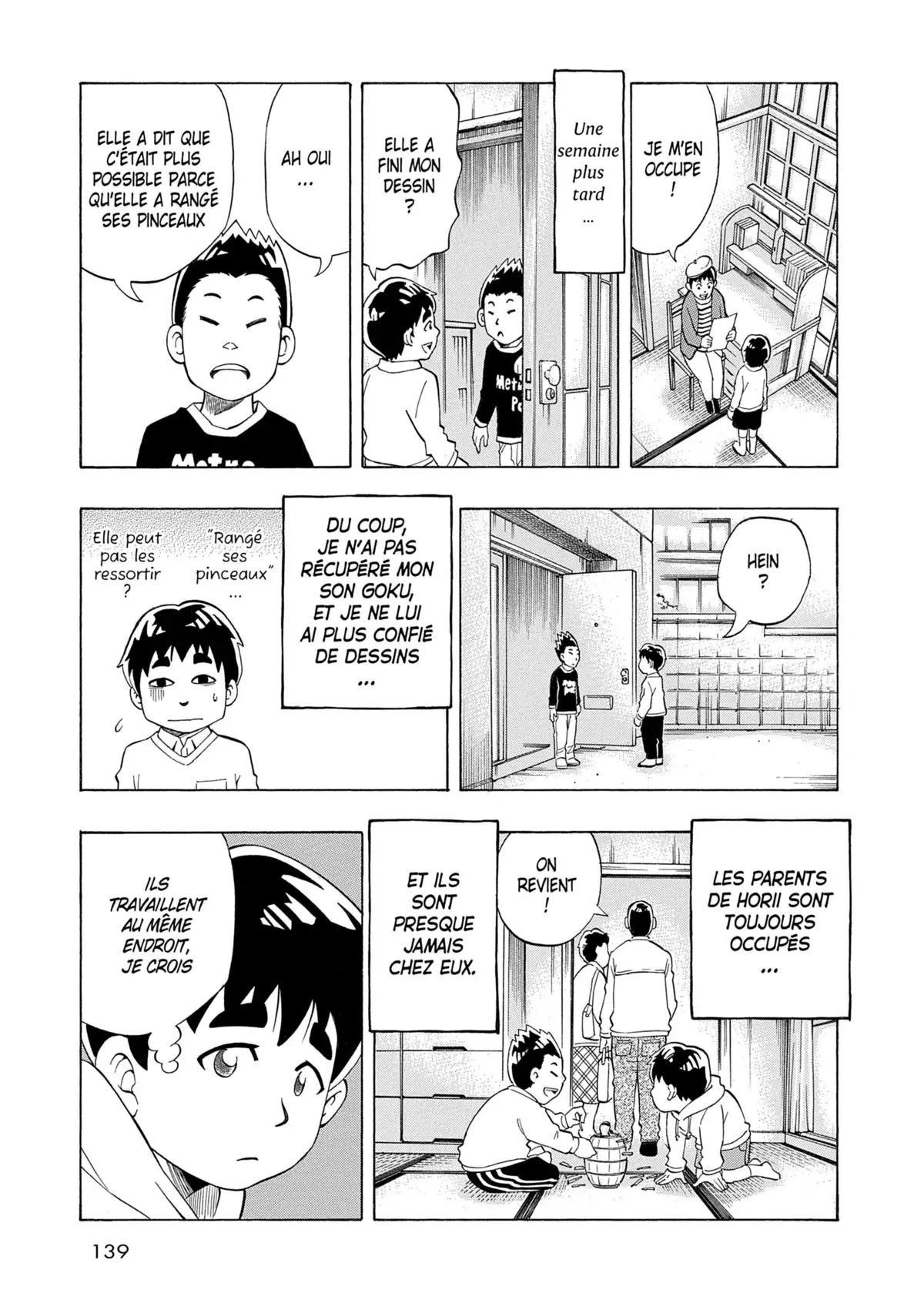 Sans aller à l’école, je suis devenu mangaka Volume 1 page 138