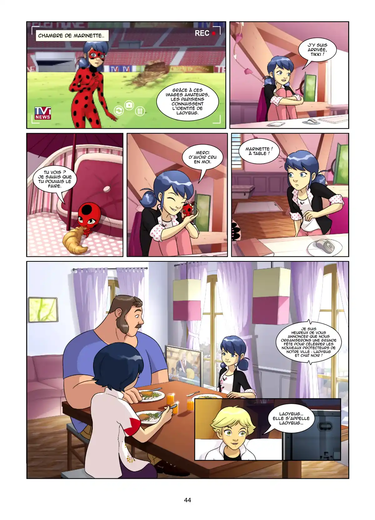 Miraculous : Les Aventures de Ladybug et Chat Noir – Les Origines Volume 1 page 45