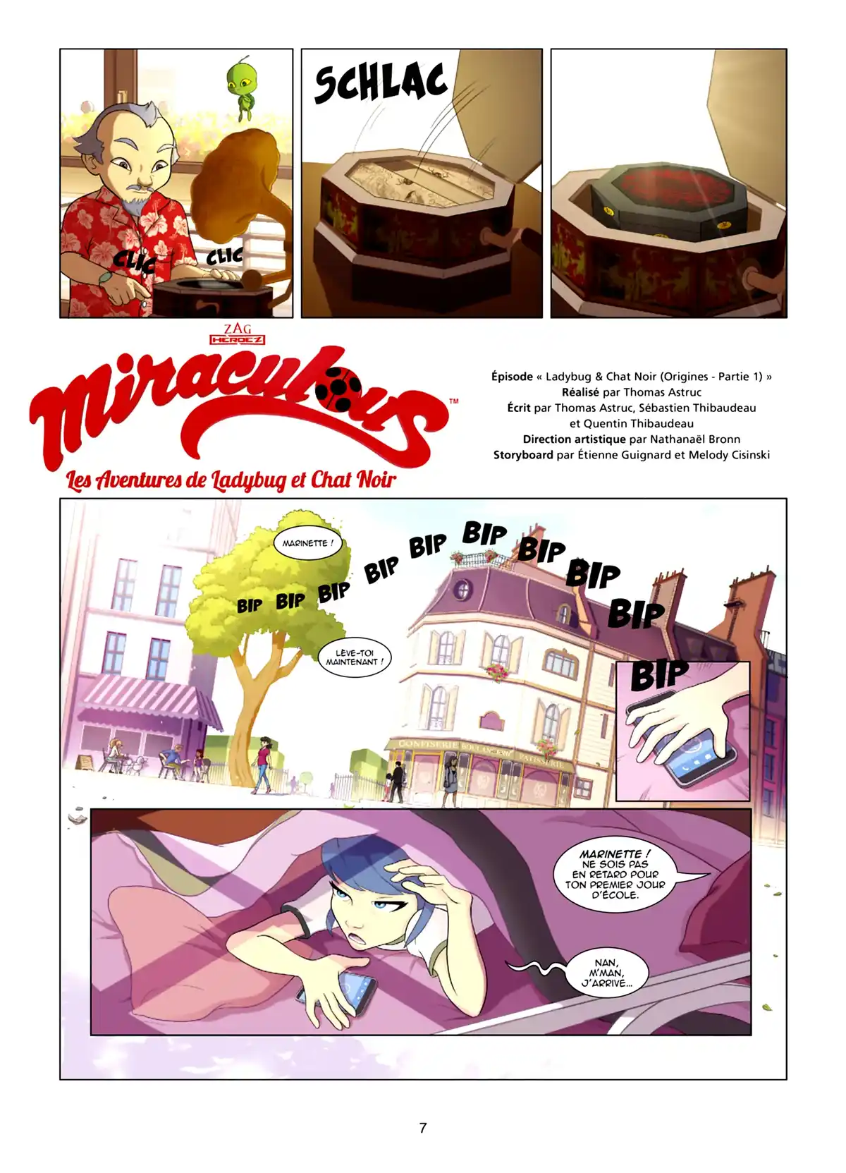 Miraculous : Les Aventures de Ladybug et Chat Noir – Les Origines Volume 1 page 8