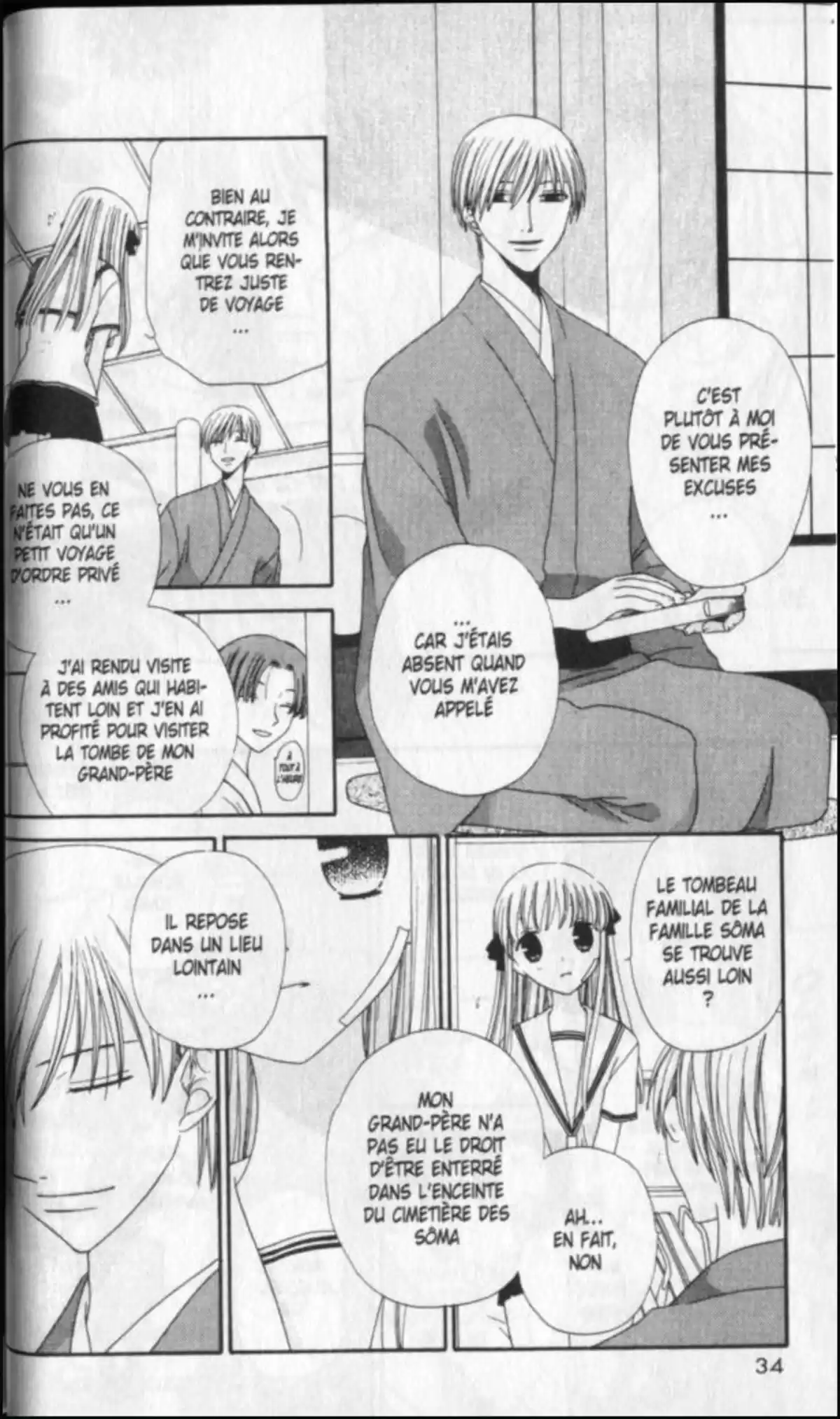 Fruits Basket Volume 12 page 34