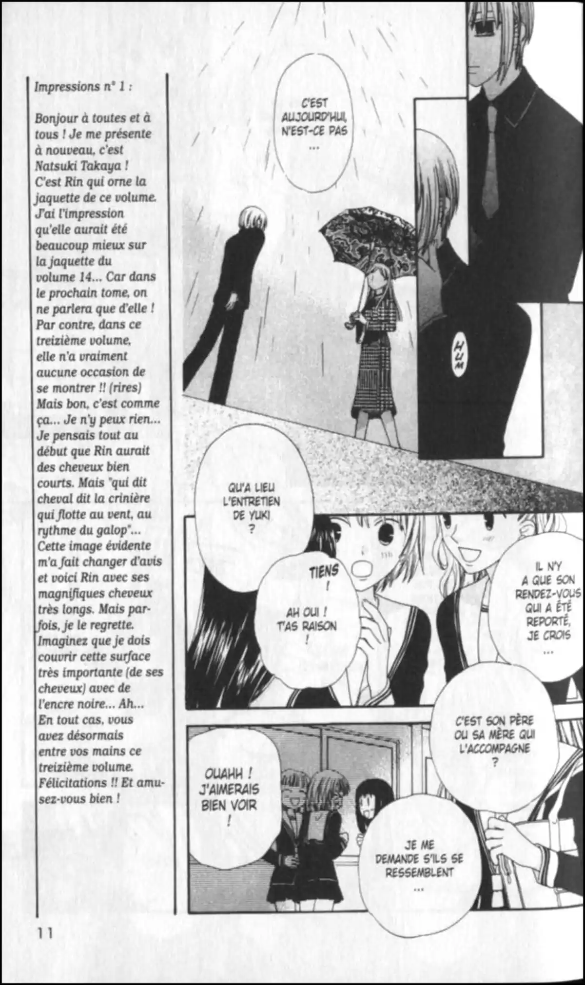 Fruits Basket Volume 13 page 11