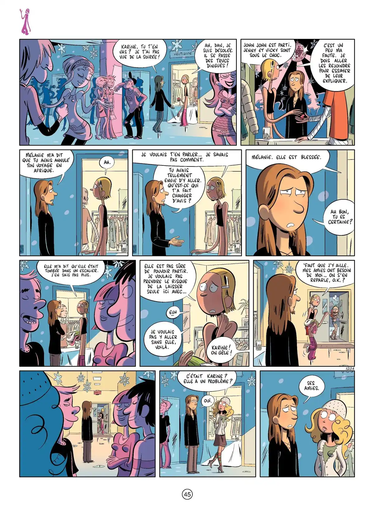 Les Nombrils Volume 3 page 45