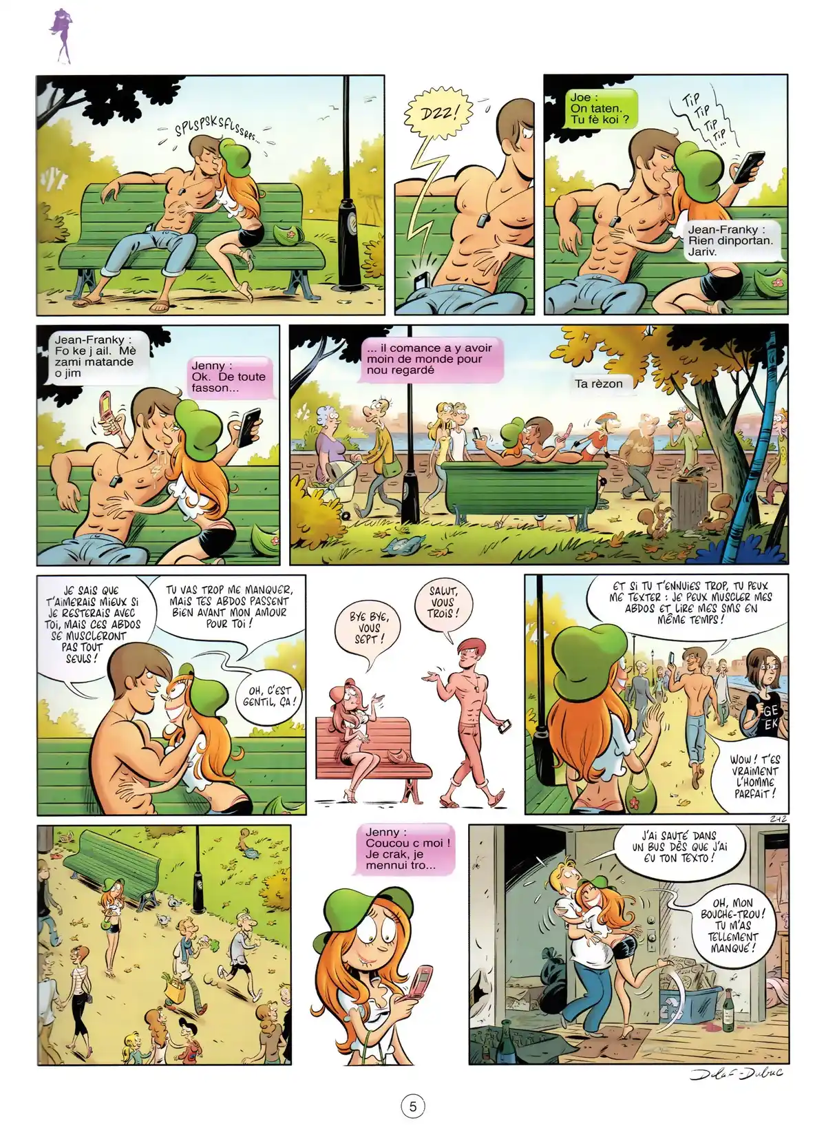 Les Nombrils Volume 7 page 6